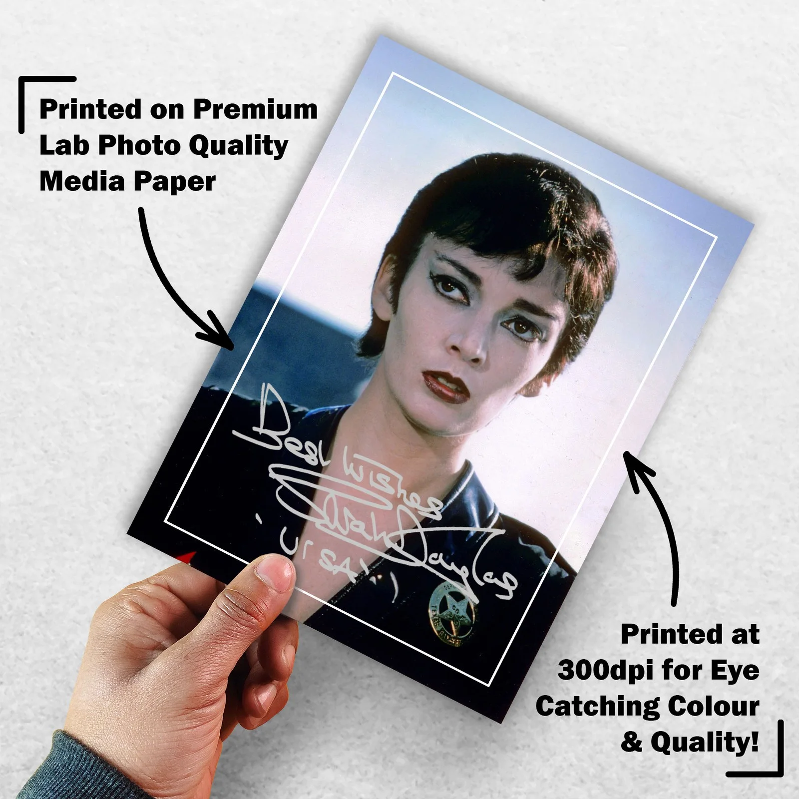 Sarah Douglas Signed Memorabilia 8x6 Pre Printed Autograph Photo Memorabilia, изображение 3