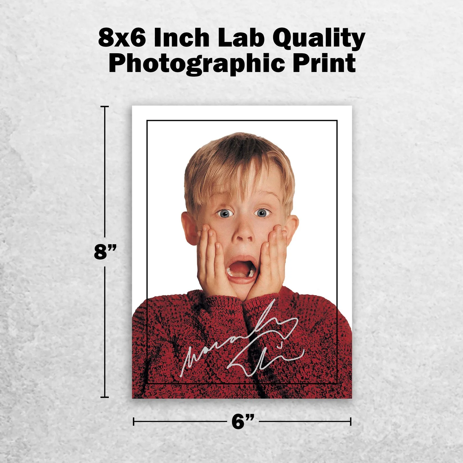 Macaulay Culkin 8x6 Photo Signed Memorabilia 8x6 Pre Printed Autograph Photo, image 2