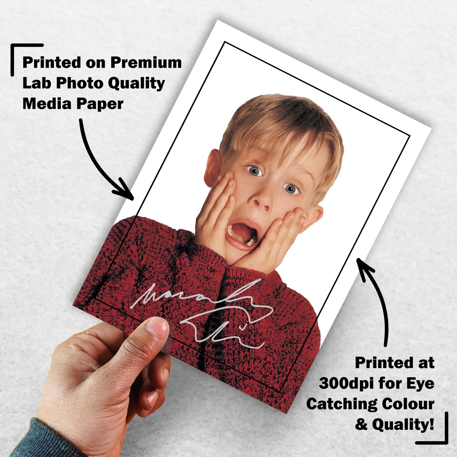 Macaulay Culkin 8x6 Photo Signed Memorabilia 8x6 Pre Printed Autograph Photo, image 3