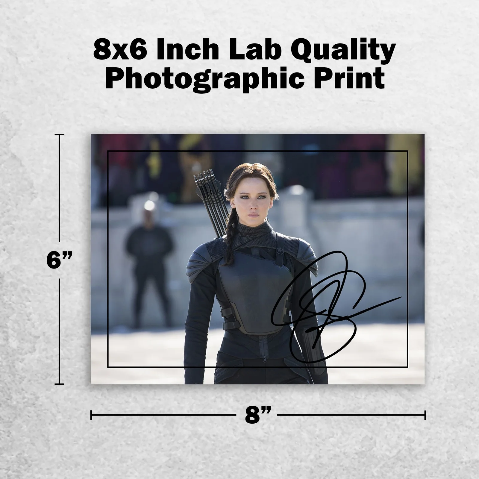 Jennifer Lawrence 8x6 Photo Signed Memorabilia 8x6 Pre Printed Autograph Photo, изображение 2