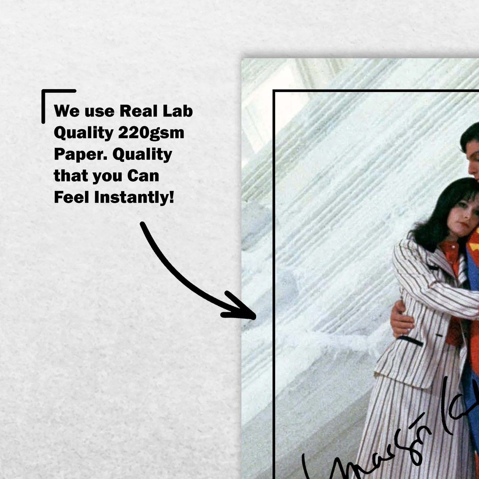 Christopher Reeve Margot Kidde Signed Memorabilia 8x6 Pre Printed Autograph, image 4