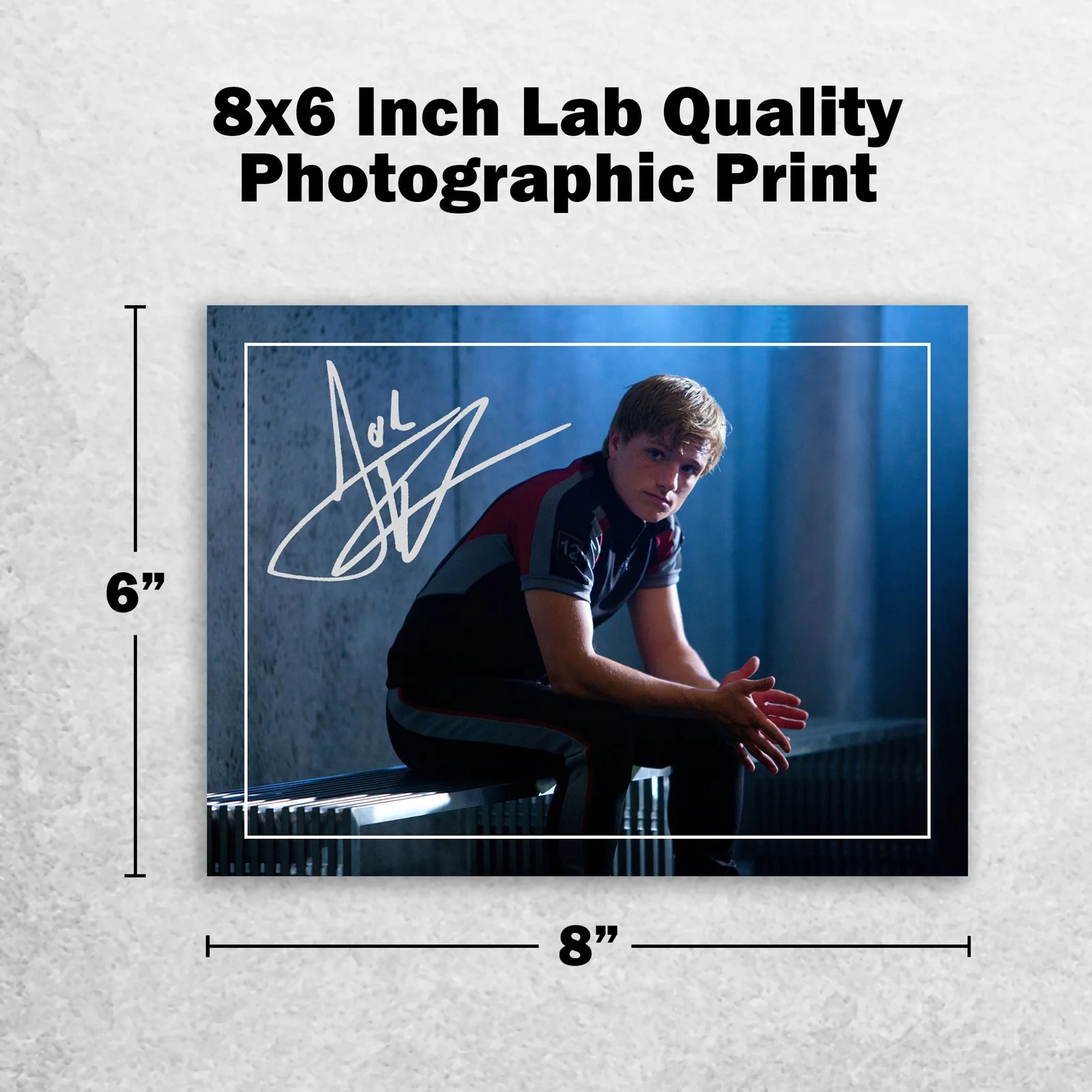 Josh Hutcherson Signed Memorabilia 8x6 Pre Printed Autograph Photo Memorabilia, изображение 2