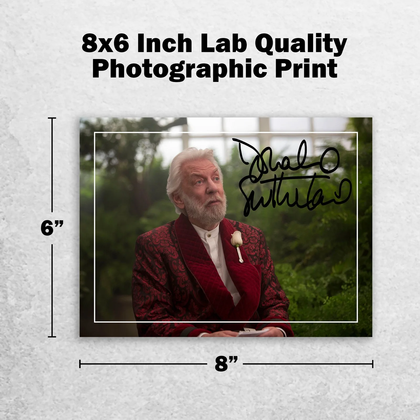 Donald Sutherland Signed Memorabilia 8x6 Pre Printed Autograph Photo Memorabilia, изображение 2