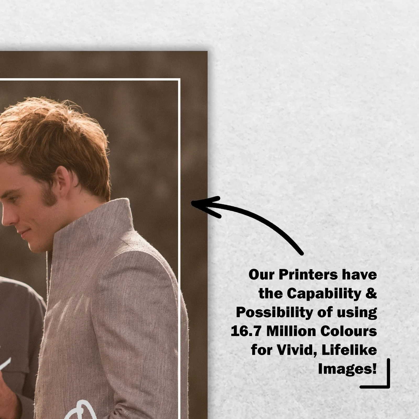Sam Claflin Stef Dawson Signed Memorabilia 8x6 Pre Printed Autograph Photo, image 5