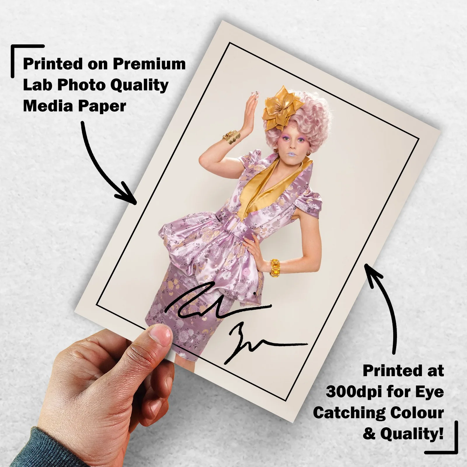 Elizabeth Banks 8x6 Photo Signed Memorabilia 8x6 Pre Printed Autograph Photo, изображение 3