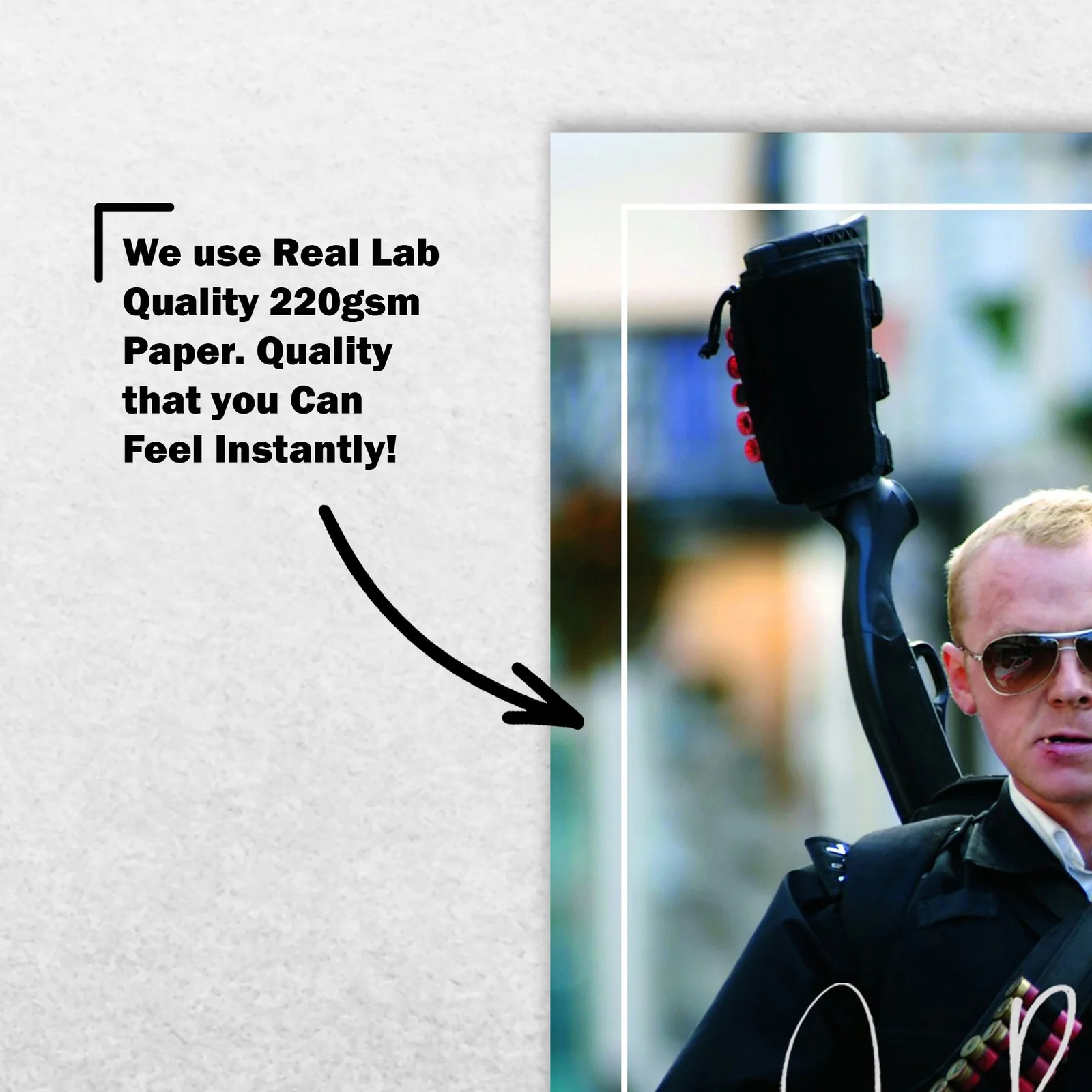 Simon Pegg 8x6 Photo Signed Memorabilia 8x6 Pre Printed Autograph Photo, image 4