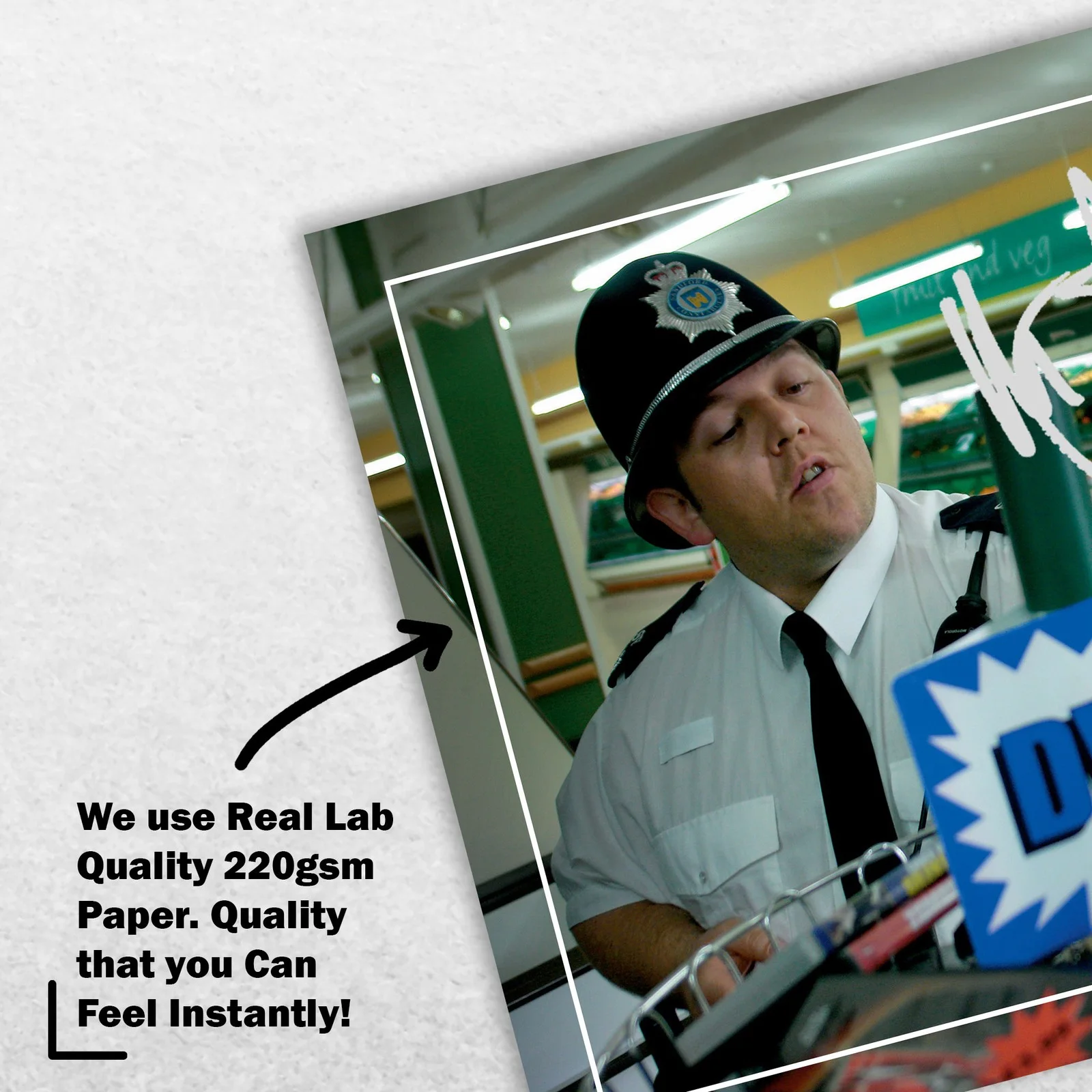 Nick Frost 8x6 Photo Signed Memorabilia 8x6 Pre Printed Autograph Photo, изображение 4