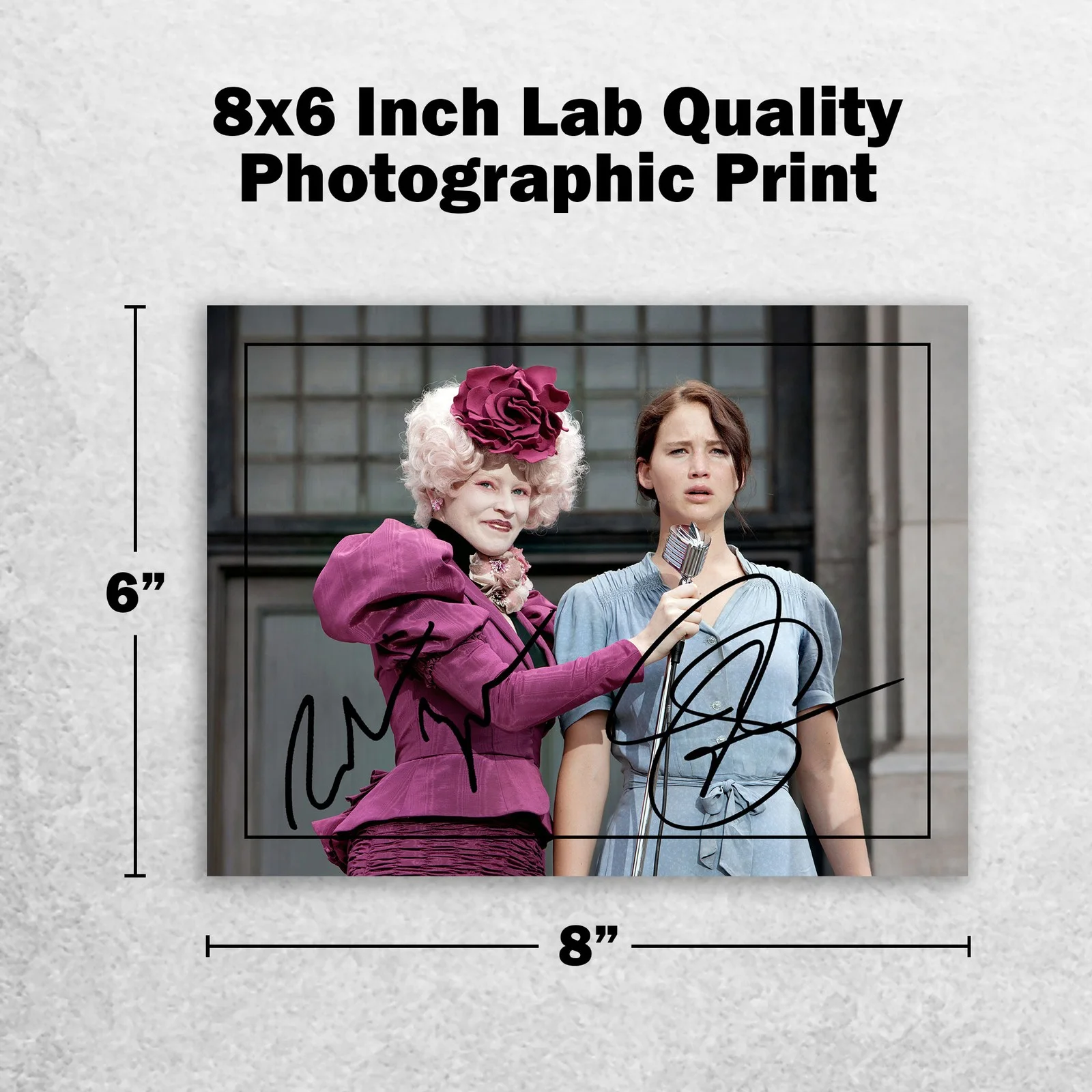 Elizabeth Banks Jennifer Lawre Signed Memorabilia 8x6 Pre Printed Autograph, image 2