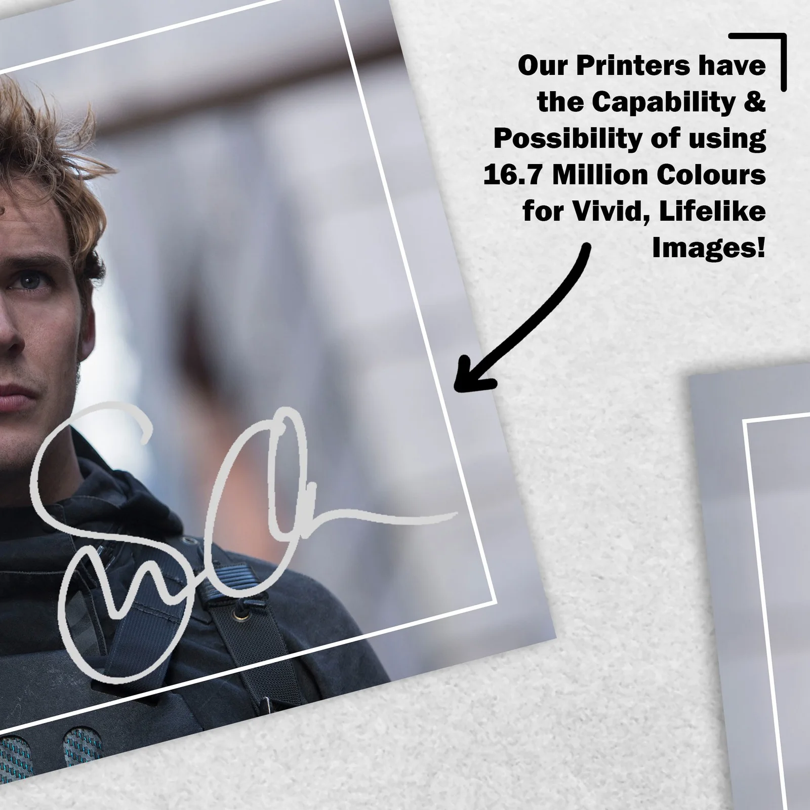 Sam Claflin 8x6 Photo Signed Memorabilia 8x6 Pre Printed Autograph Photo, изображение 5