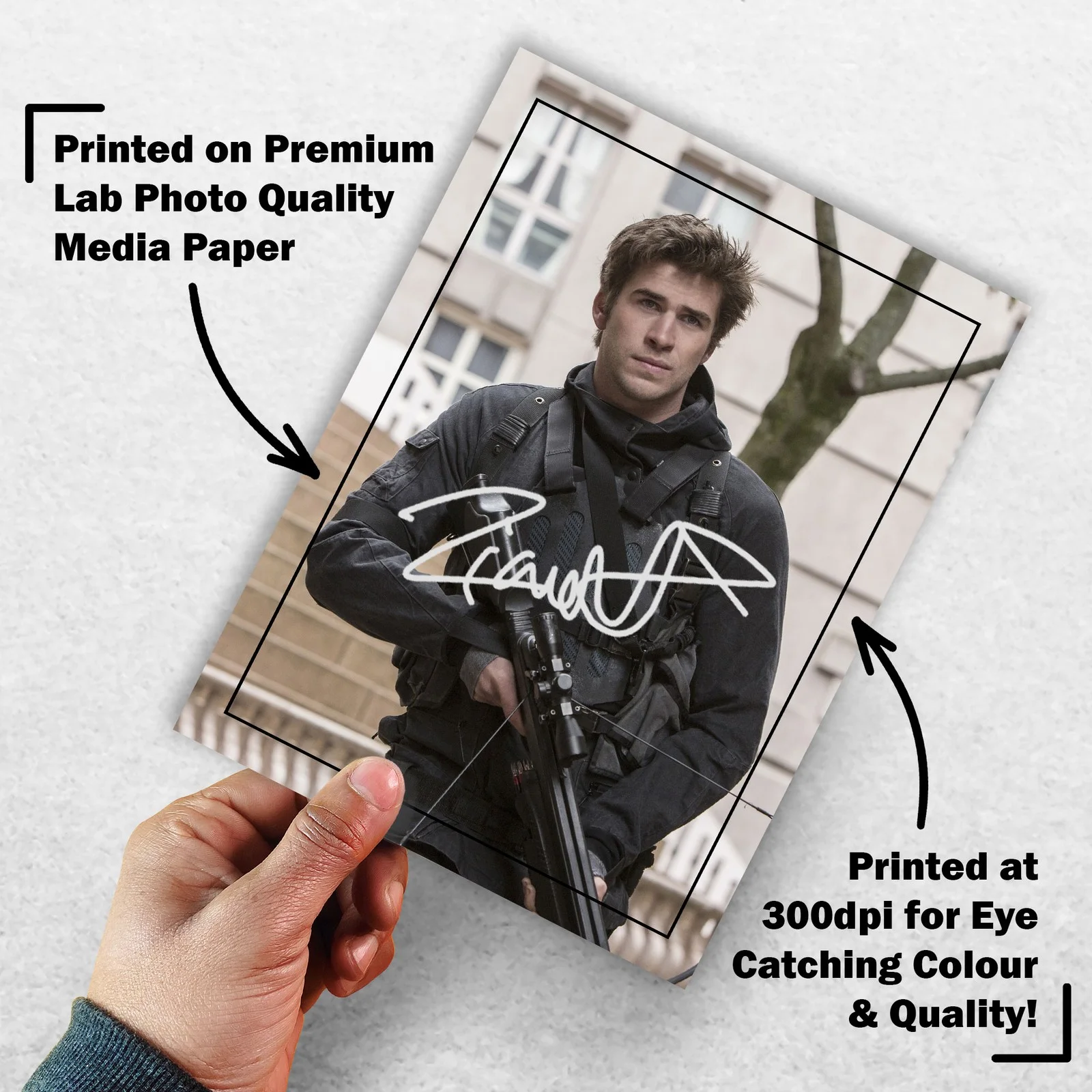 Chris Hemsworth Signed Memorabilia 8x6 Pre Printed Autograph Photo Memorabilia, изображение 3