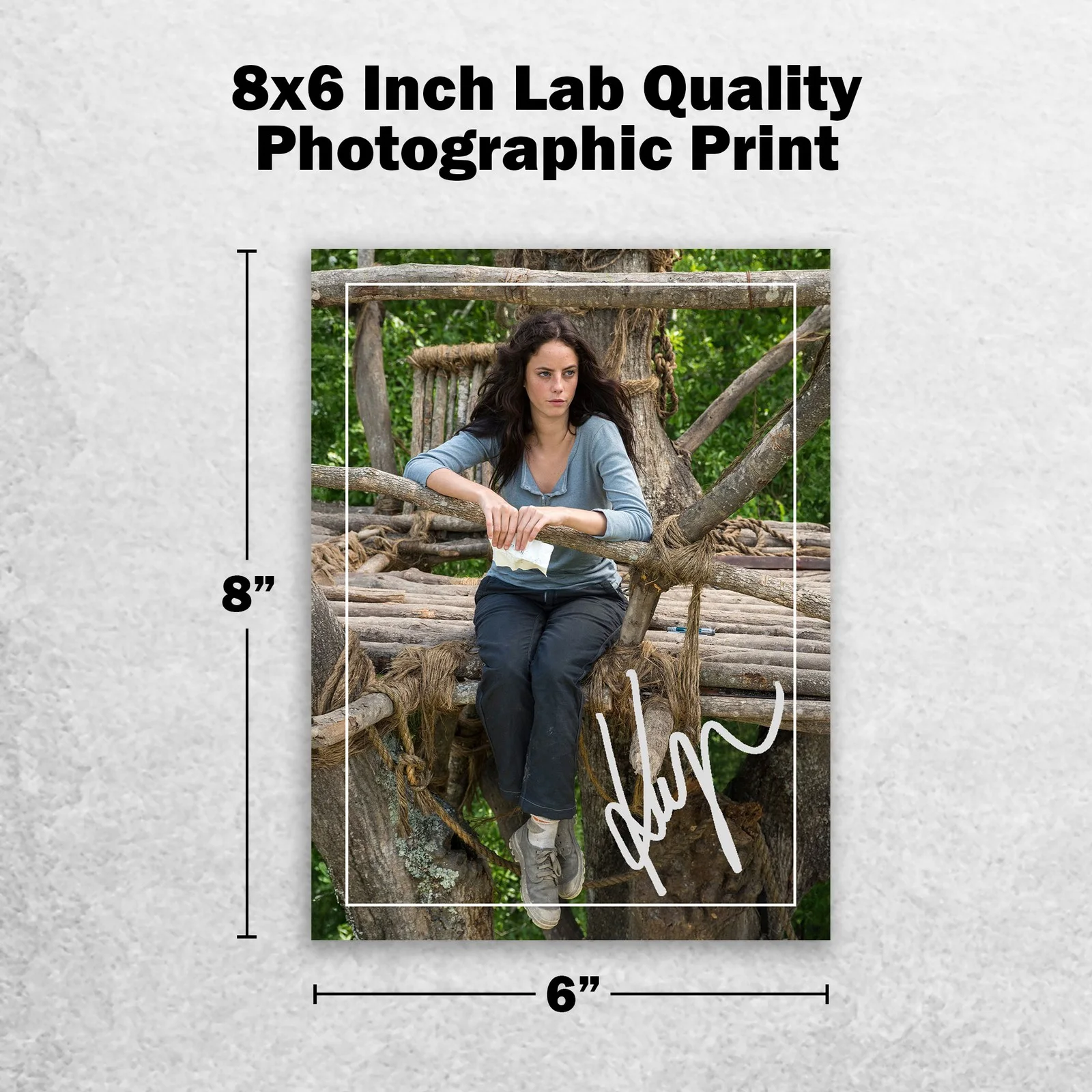 Kaya Scodelario Signed Memorabilia 8x6 Pre Printed Autograph Photo Memorabilia, изображение 2