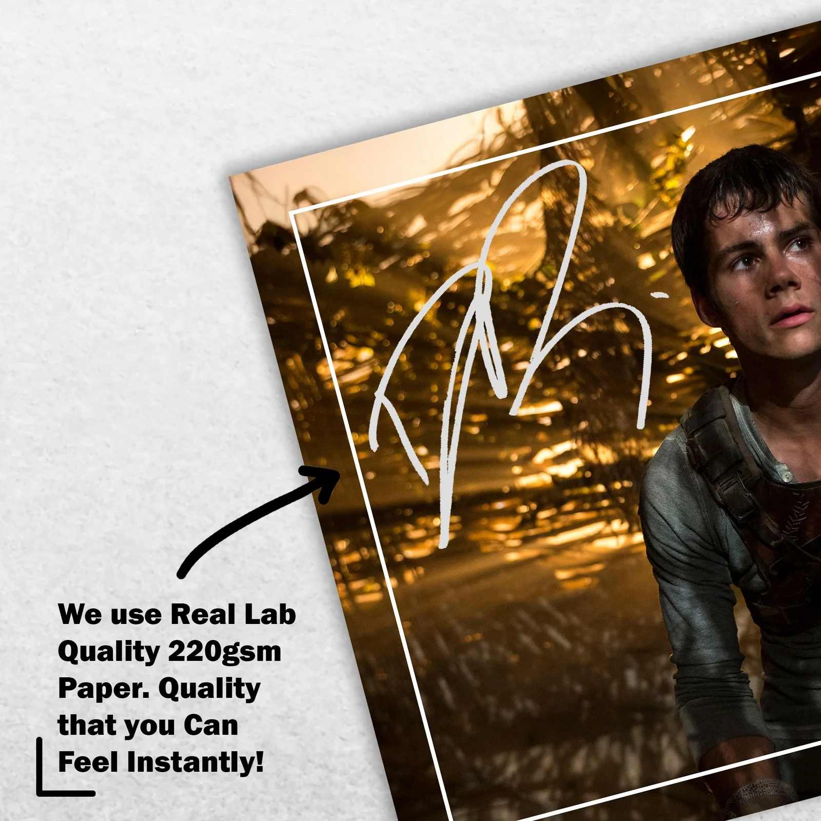 Dylan O'Brien Signed Memorabilia 8x6 Pre Printed Autograph Photo Memorabilia, изображение 4