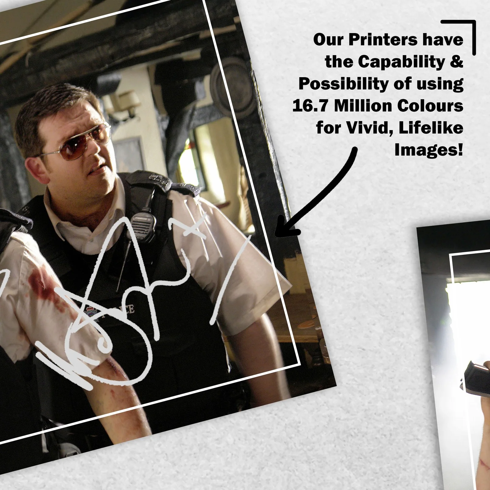 Simon Pegg Nick Frost Signed Memorabilia 8x6 Pre Printed Autograph Photo, image 5