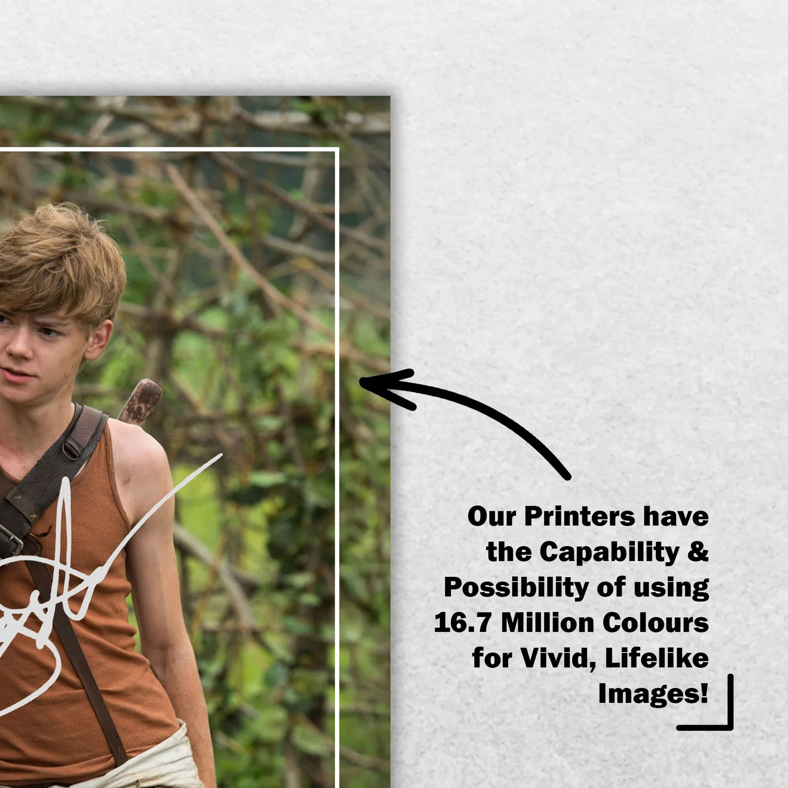 Thomas Brodie-Sangster 8x6 Pho Signed Memorabilia 8x6 Pre Printed Autograph, изображение 5