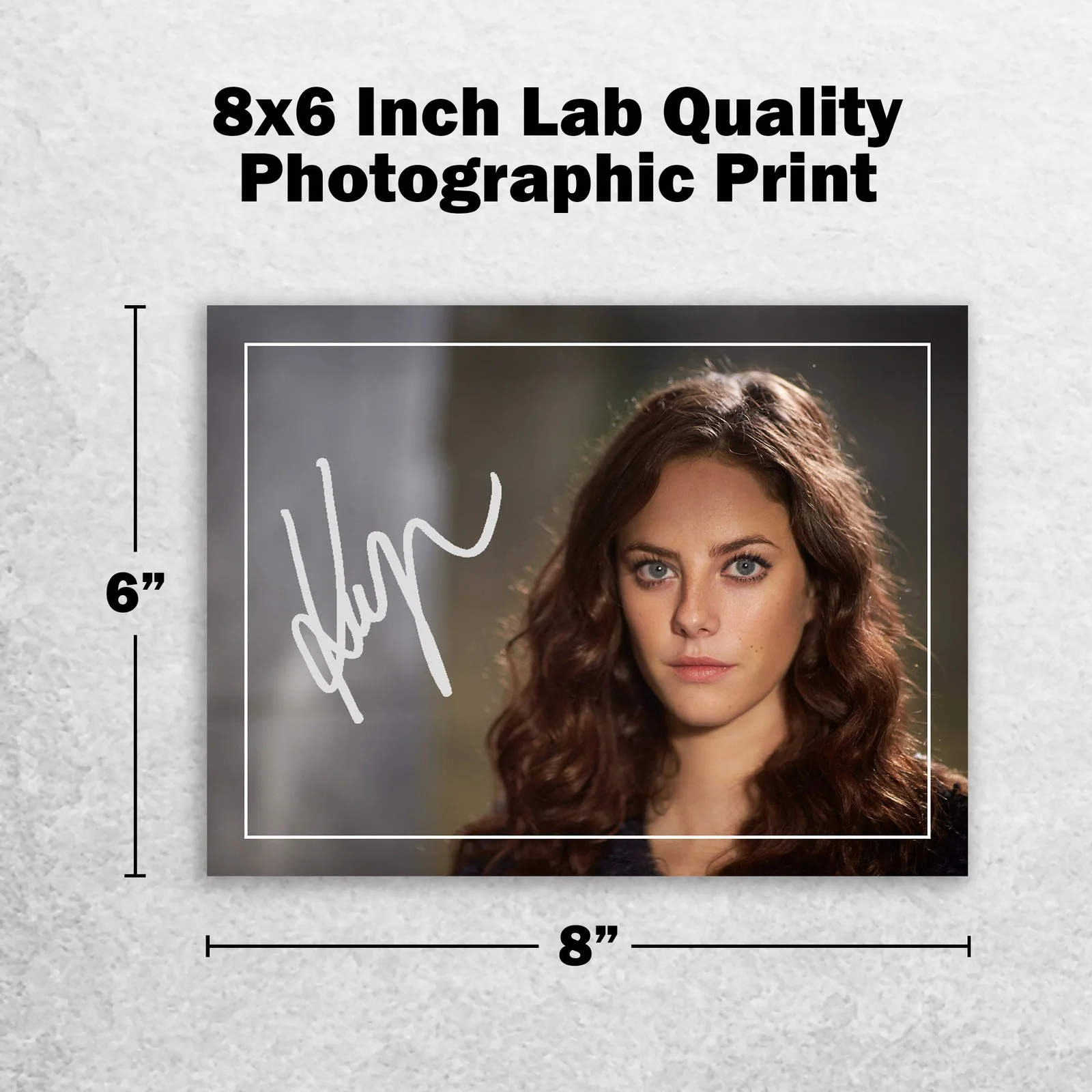 Kaya Scodelario Signed Memorabilia 8x6 Pre Printed Autograph Photo Memorabilia, изображение 2