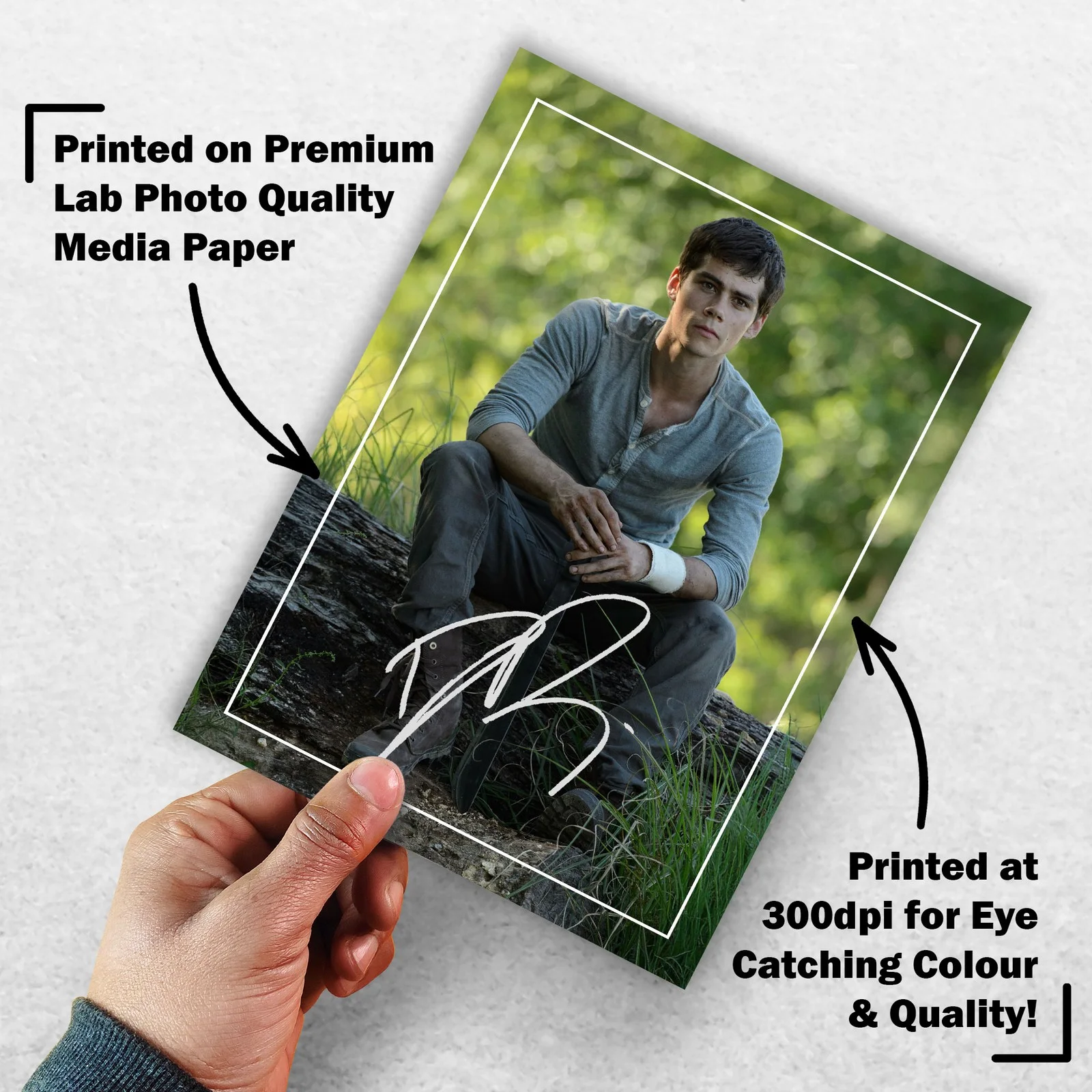 Dylan O'Brien 8x6 Photo Signed Memorabilia 8x6 Pre Printed Autograph Photo, изображение 3