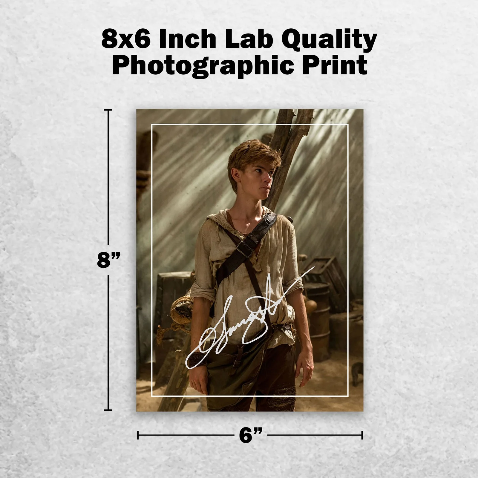 Thomas Brodie-Sangster 8x6 Pho Signed Memorabilia 8x6 Pre Printed Autograph, изображение 2