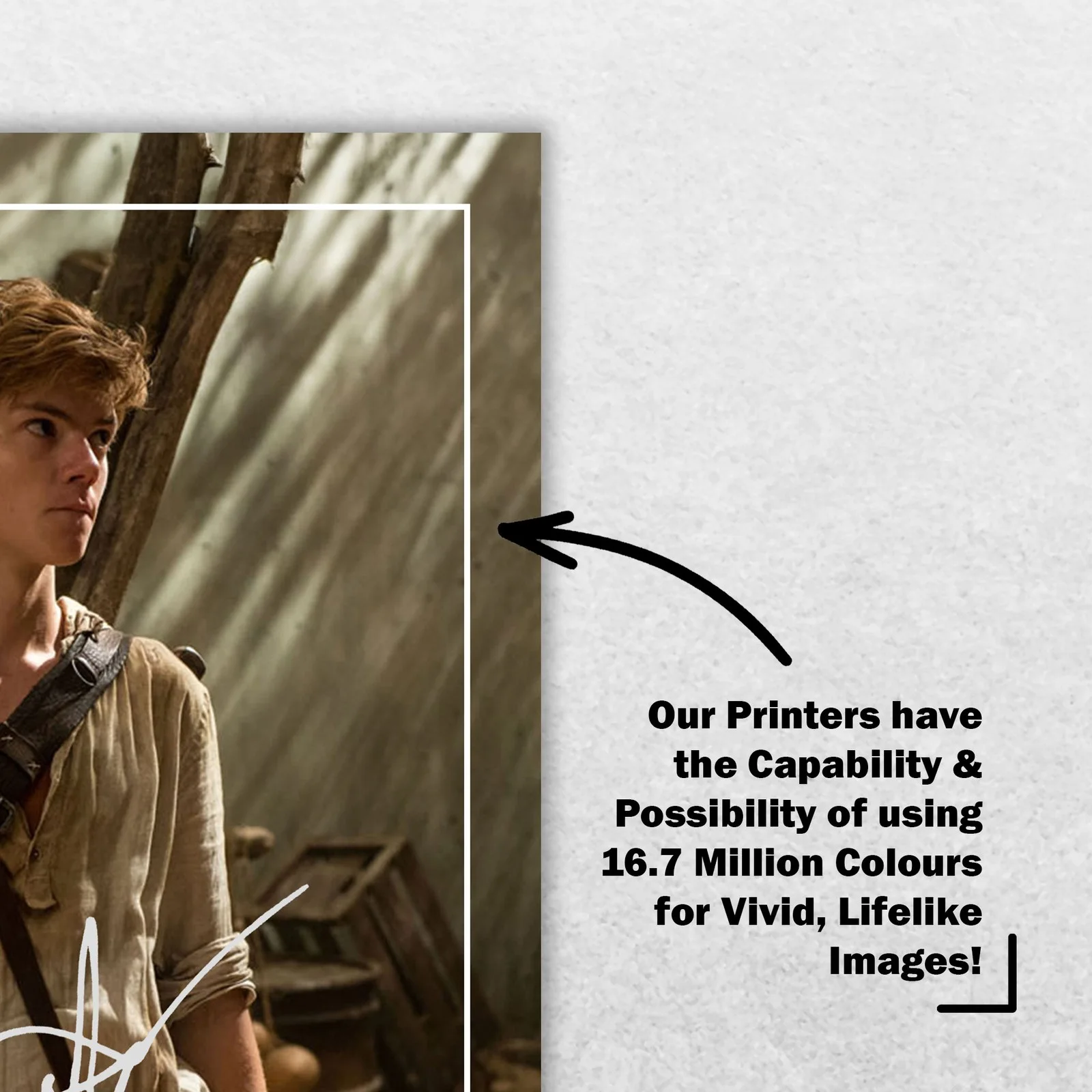 Thomas Brodie-Sangster 8x6 Pho Signed Memorabilia 8x6 Pre Printed Autograph, изображение 5
