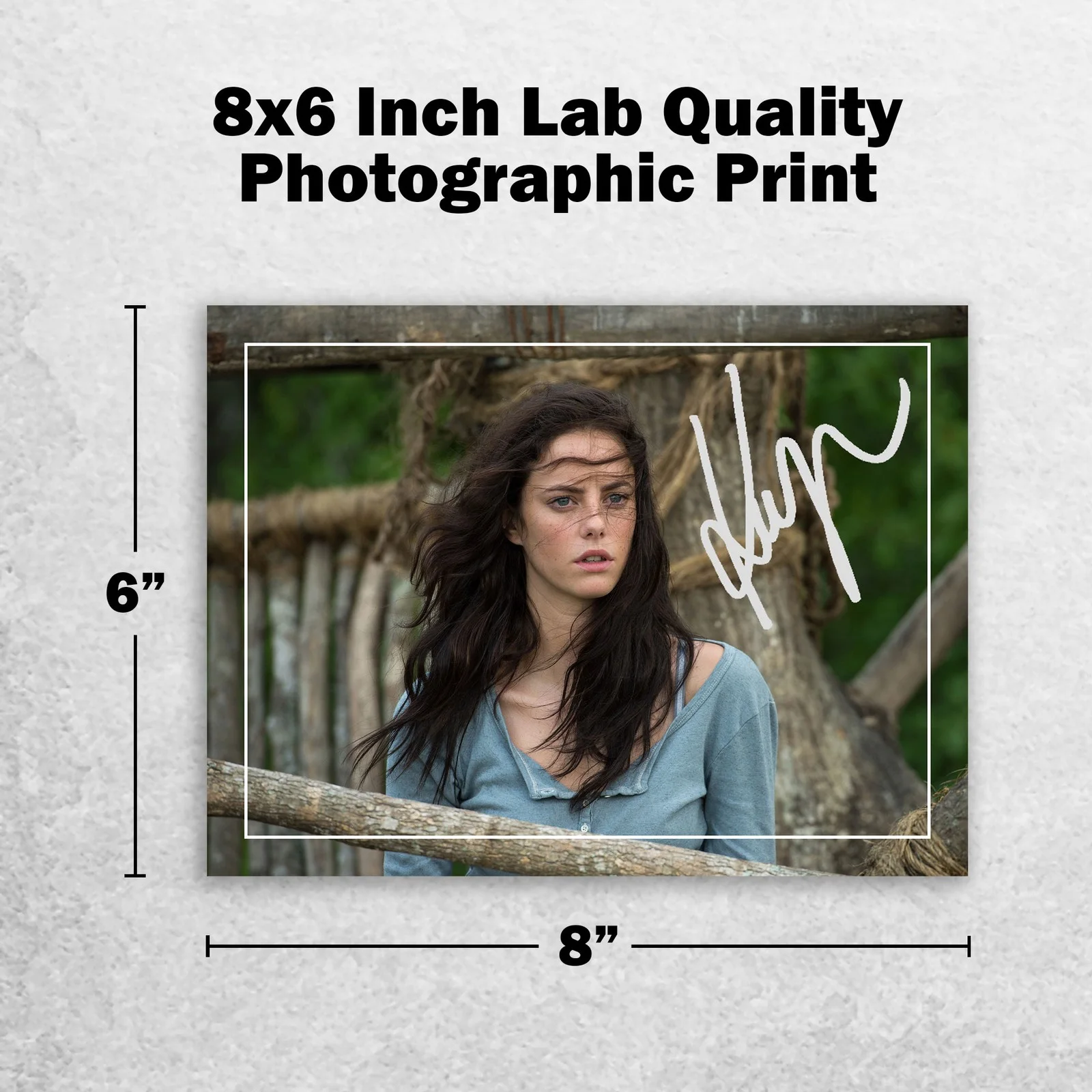Kaya Scodelario 8x6 Photo Signed Memorabilia 8x6 Pre Printed Autograph Photo, изображение 2