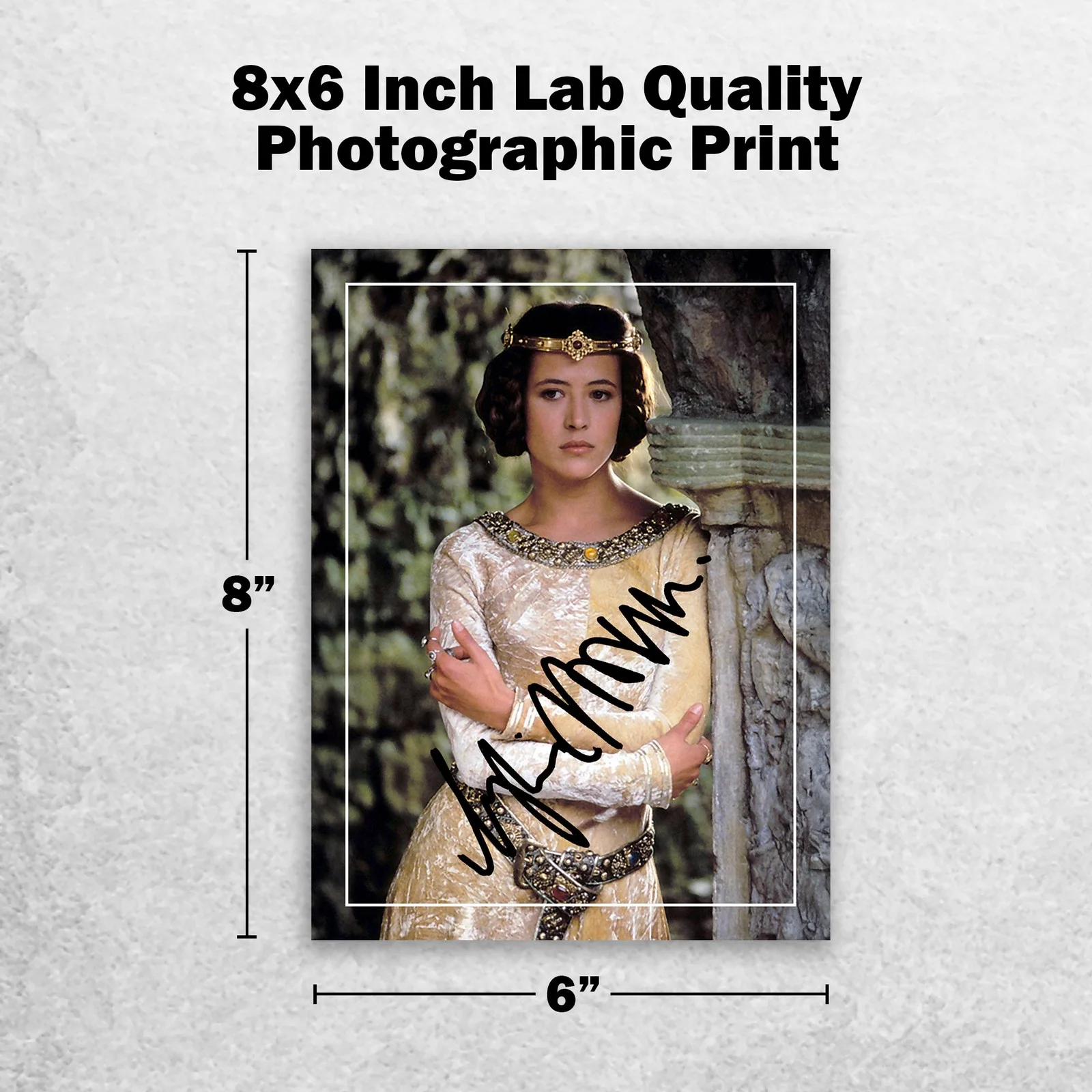 Sophie Marceau Signed Memorabilia 8x6 Pre Printed Autograph Photo Memorabilia, image 2
