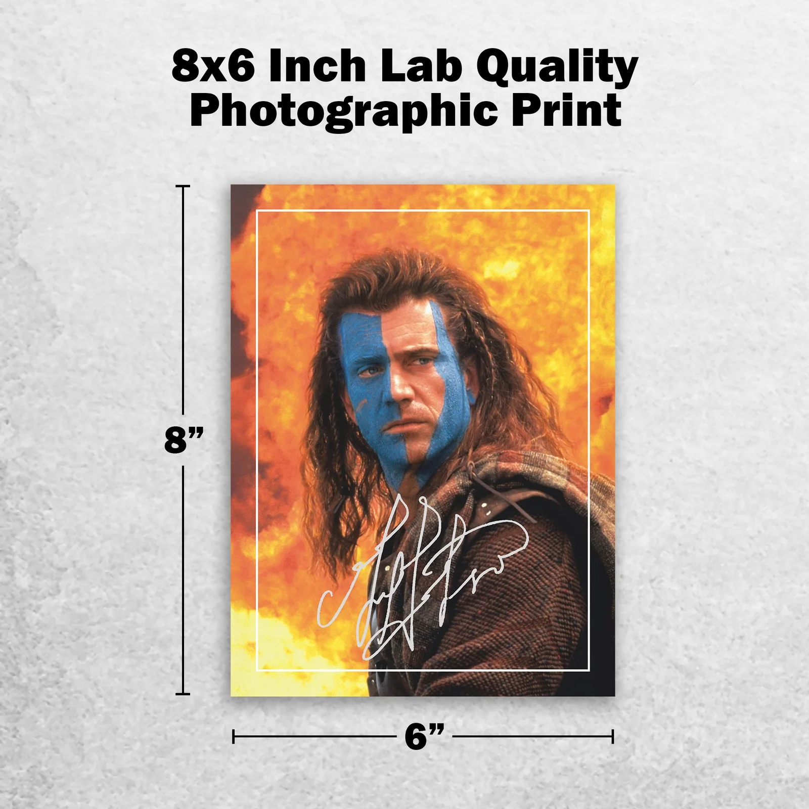 Mel Gibson Signed Memorabilia 8x6 Pre Printed Autograph Photo Memorabilia, изображение 2