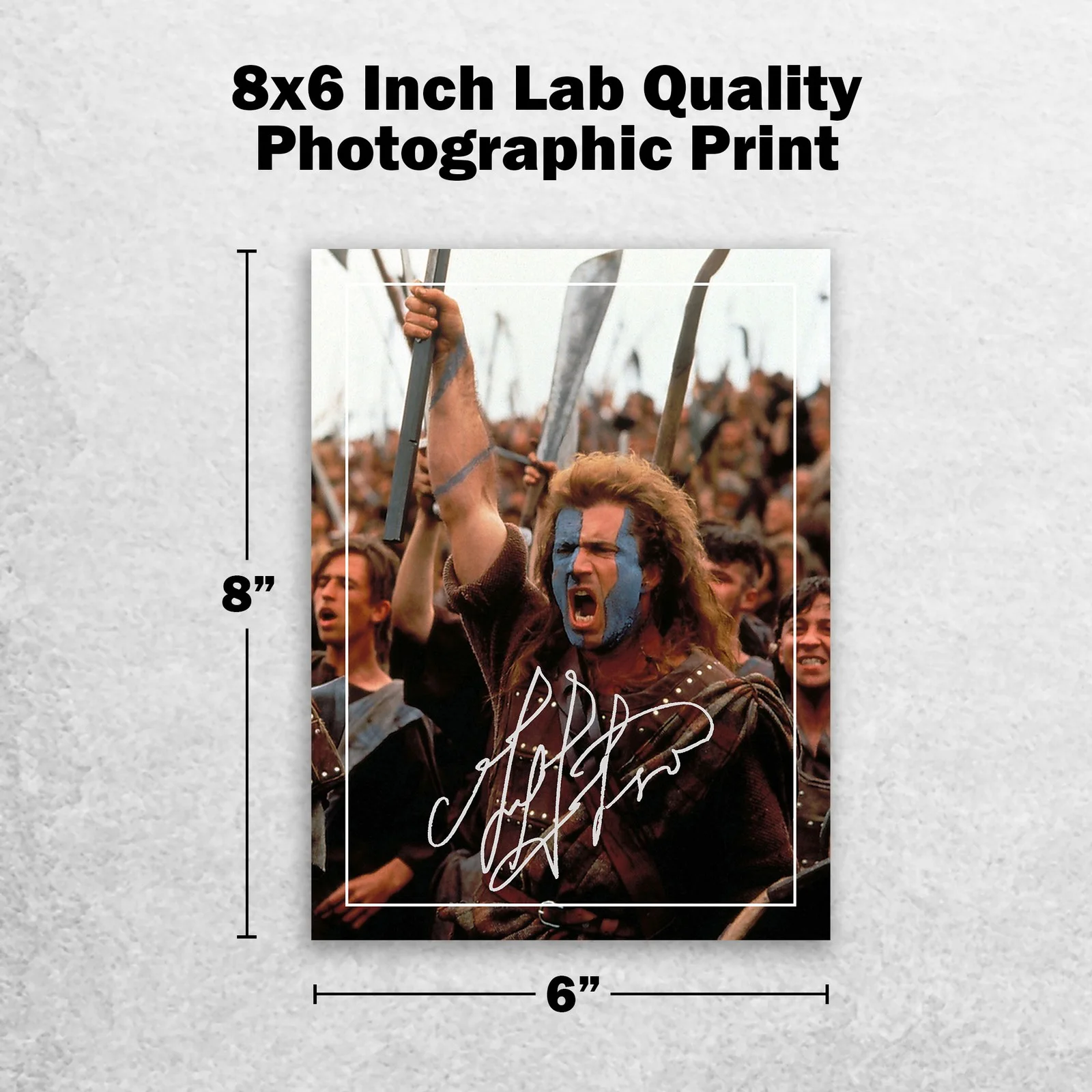 Mel Gibson Signed Memorabilia 8x6 Pre Printed Autograph Photo Memorabilia, изображение 2
