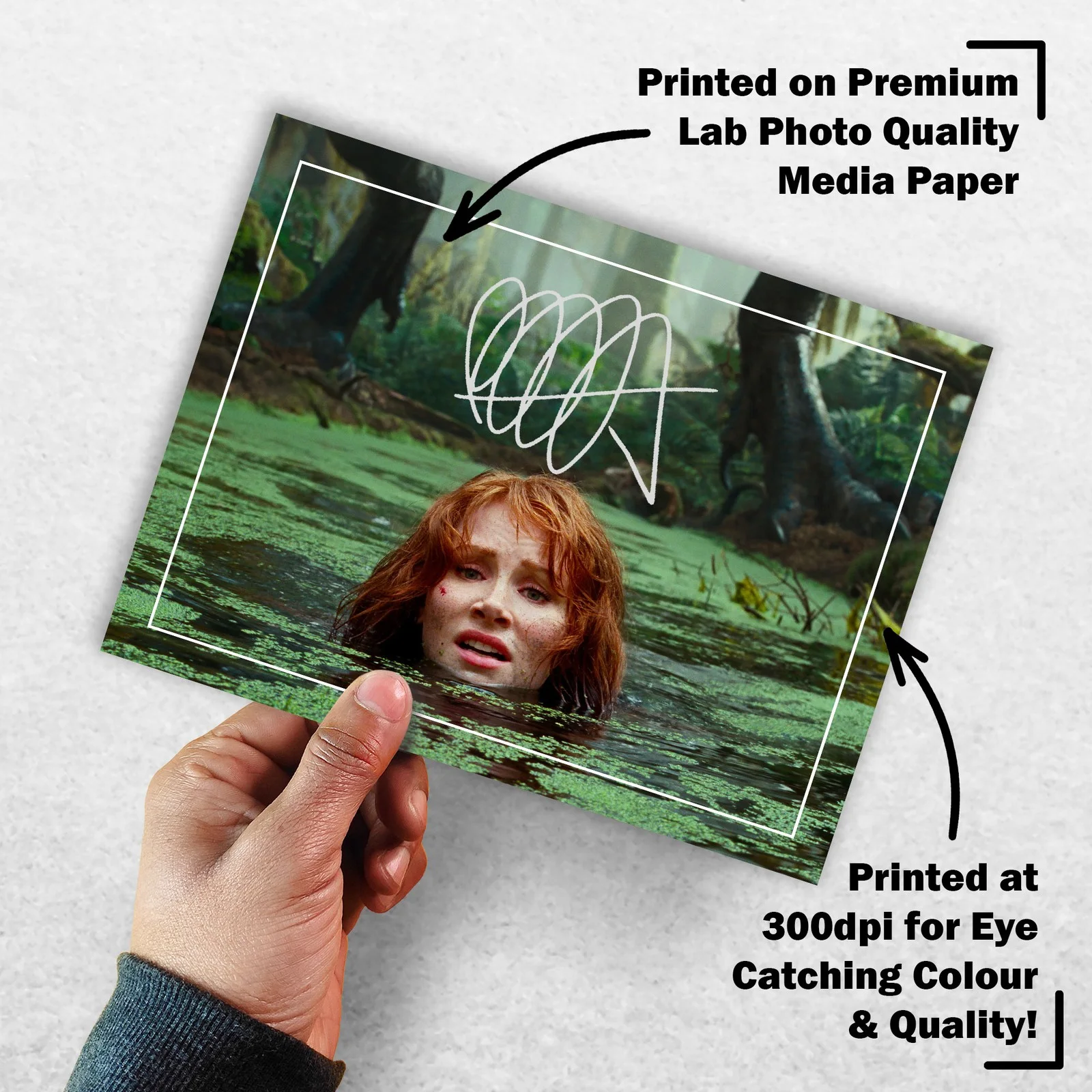 Bryce Dallas Howard 8x6 Signed Memorabilia 8x6 Pre Printed Autograph Photo, изображение 3