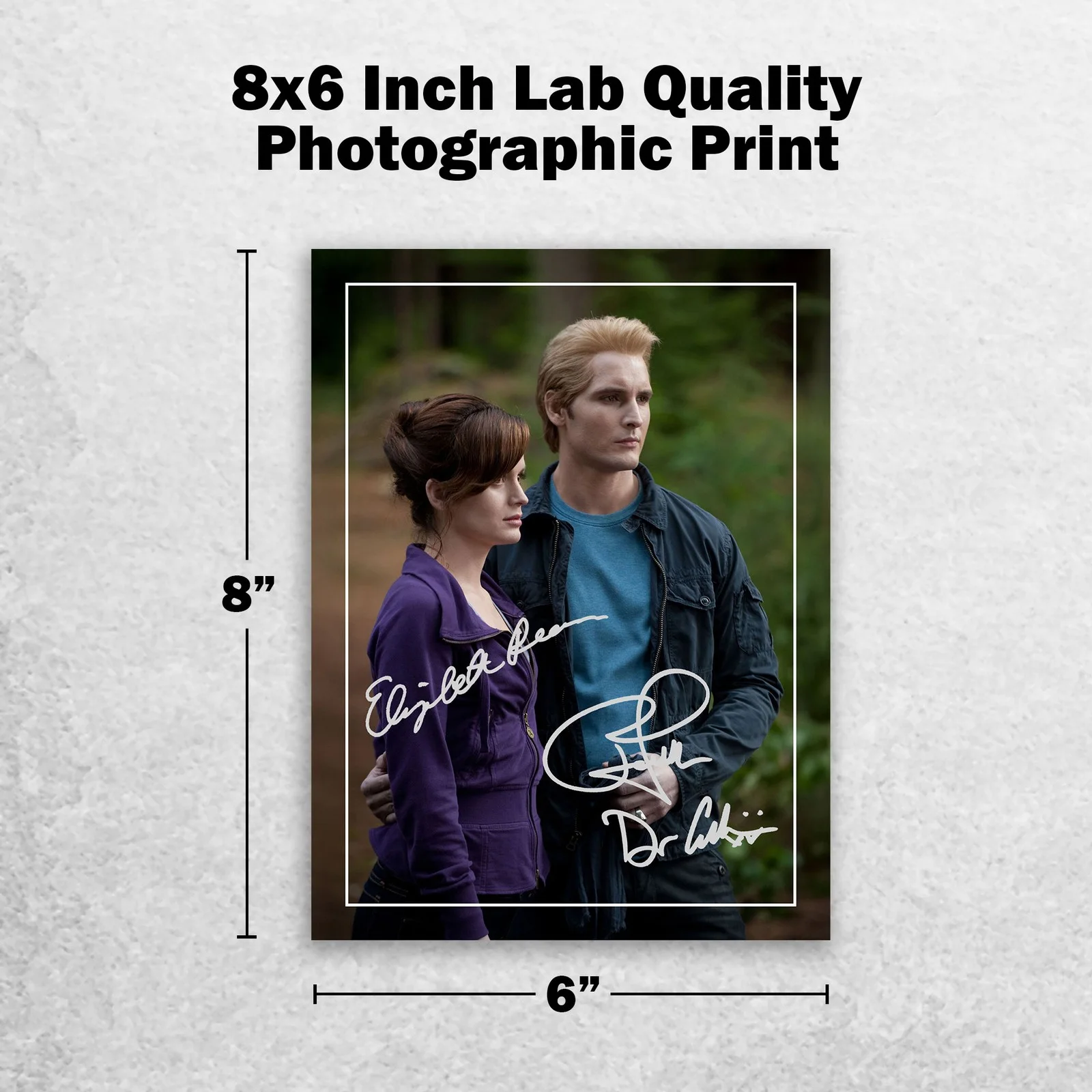 Peter Facinelli Elizabeth Reas Signed Memorabilia 8x6 Pre Printed Autograph, image 2