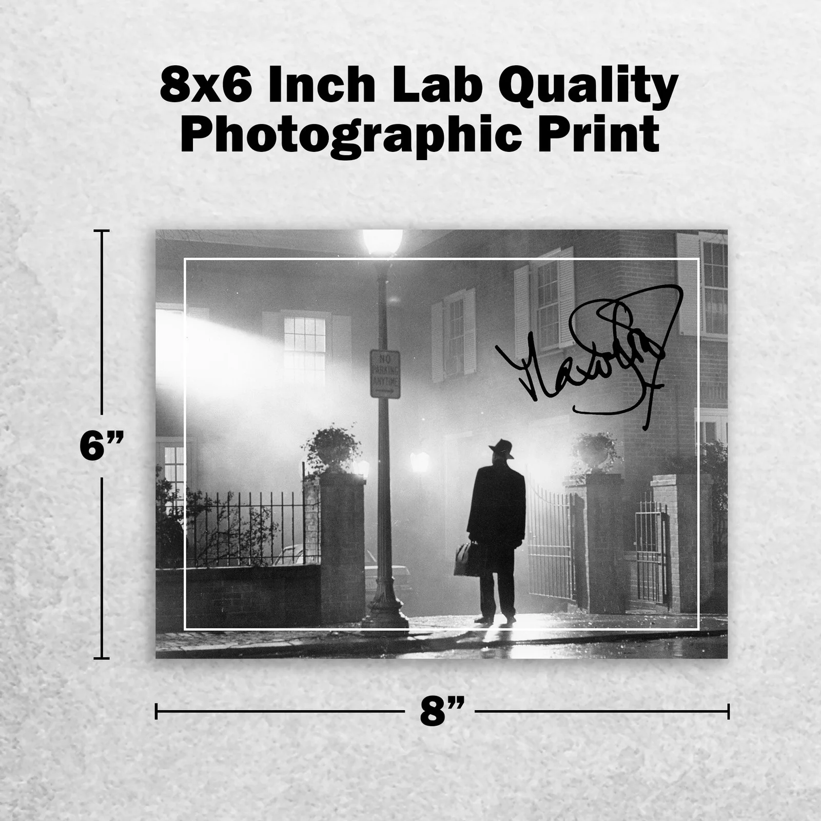 Max Von Sydow 8x6 Signed Memorabilia 8x6 Pre Printed Autograph Photo Memorabilia, изображение 2