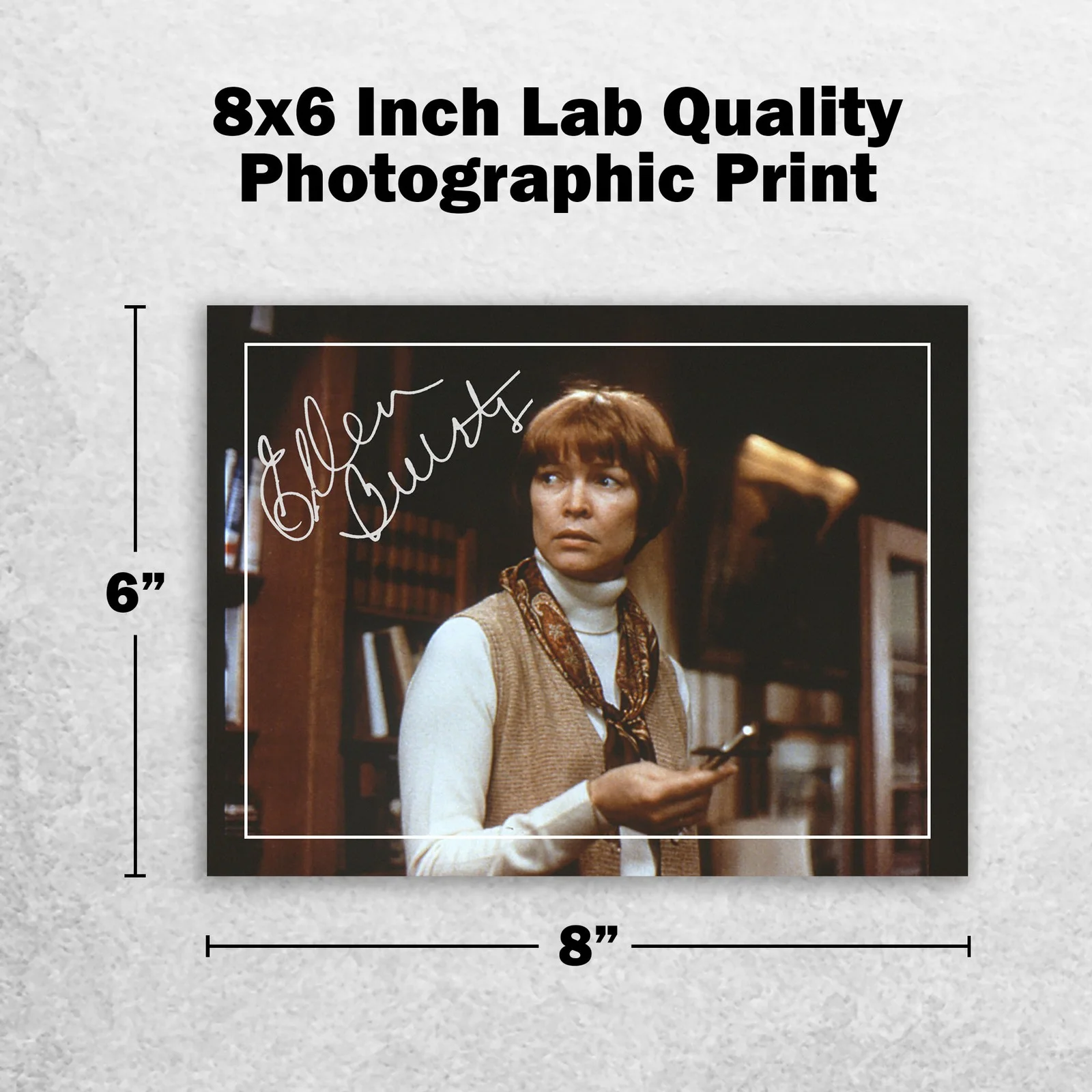 Ellen Burstyn 8x6 Photo Signed Memorabilia 8x6 Pre Printed Autograph Photo, image 2