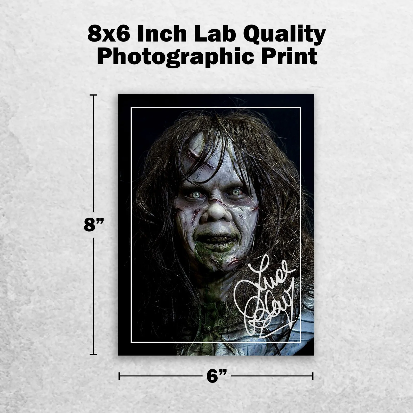 Linda Blair Signed Memorabilia 8x6 Pre Printed Autograph Photo Memorabilia, image 2