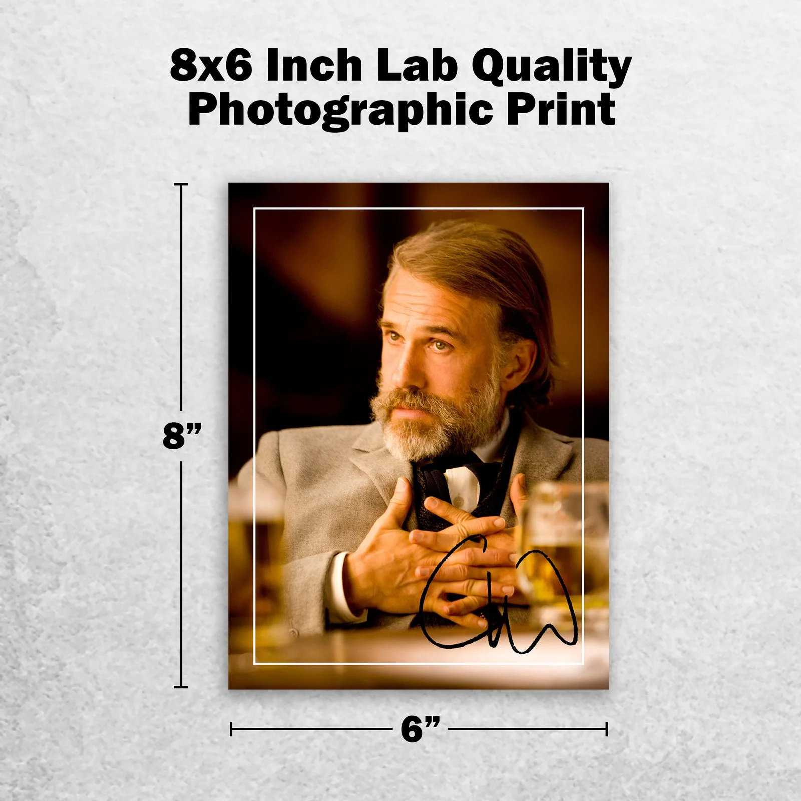 Christoph Waltz Signed Memorabilia 8x6 Pre Printed Autograph Photo Memorabilia, image 2