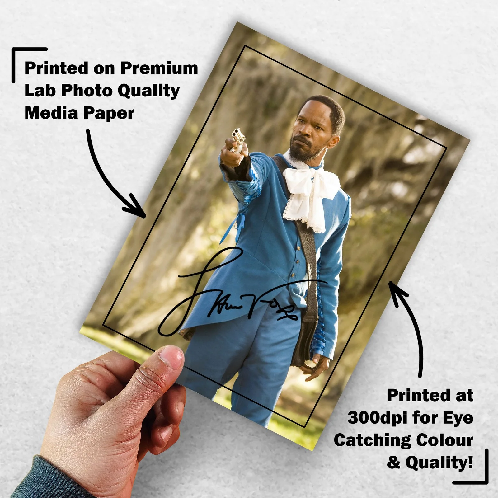 Jamie Foxx Signed Memorabilia 8x6 Pre Printed Autograph Photo Memorabilia, image 3