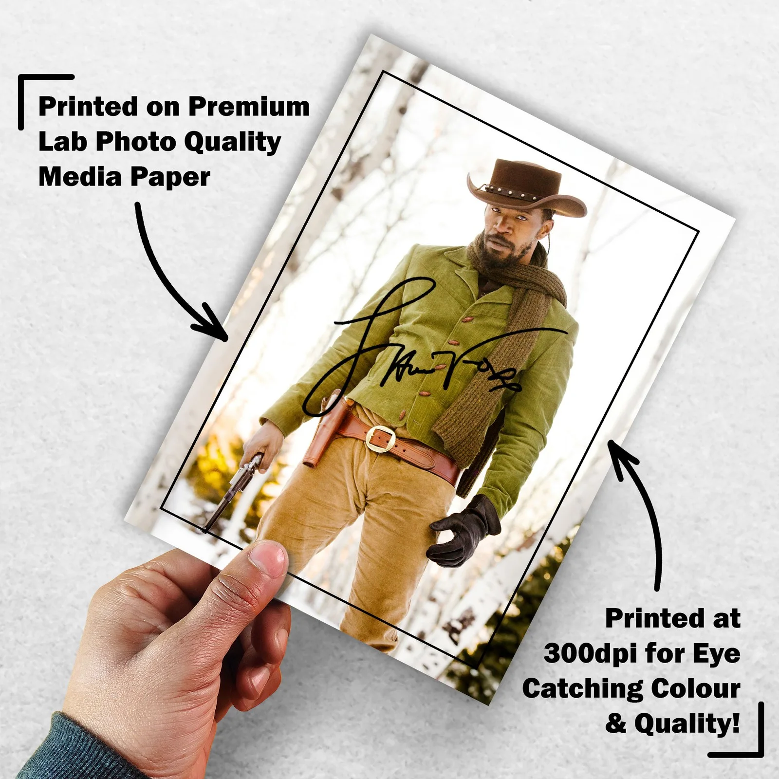 Jamie Foxx Signed Memorabilia 8x6 Pre Printed Autograph Photo Memorabilia, изображение 3