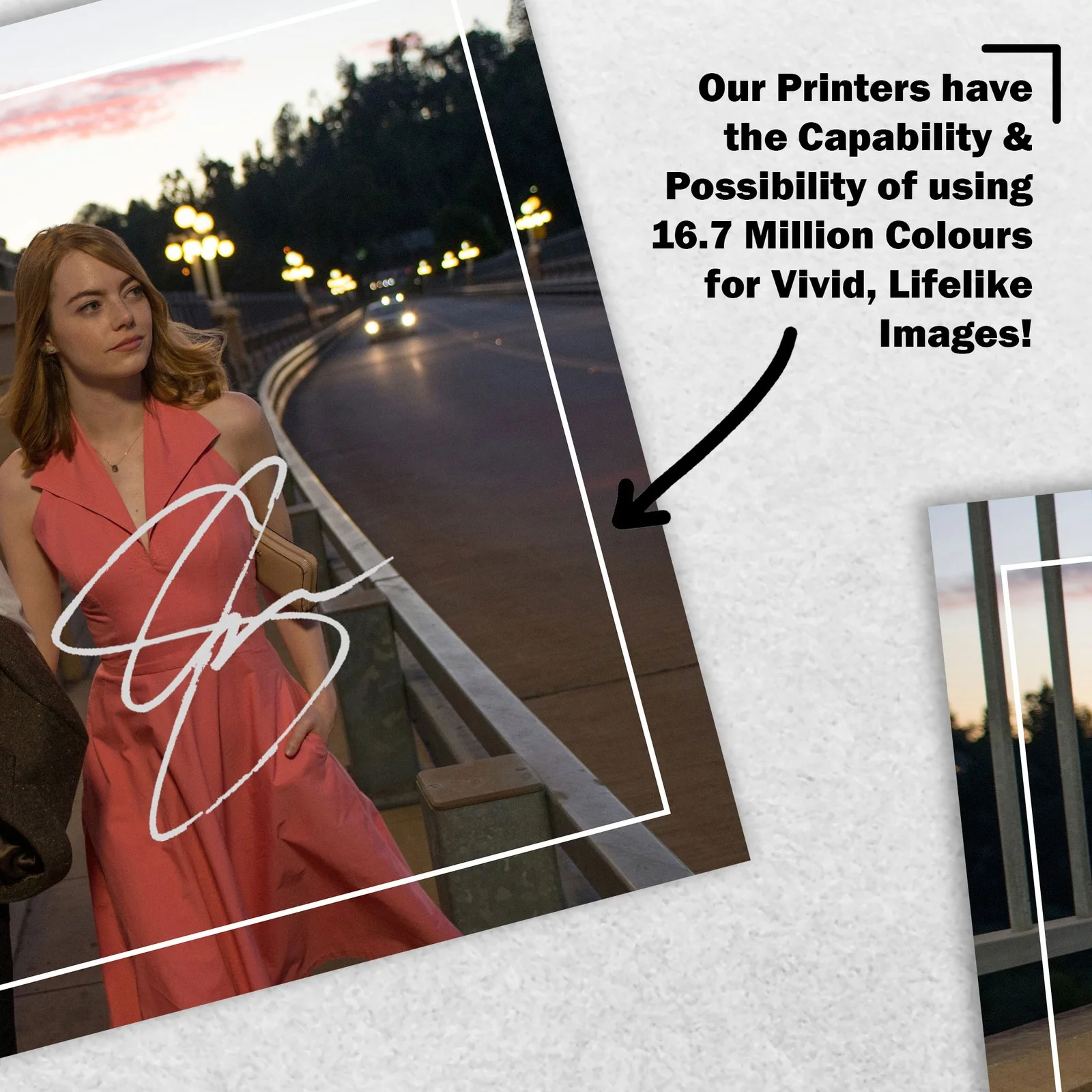 Emma Stone Ryan Gosling Signed Memorabilia 8x6 Pre Printed Autograph Photo, изображение 5
