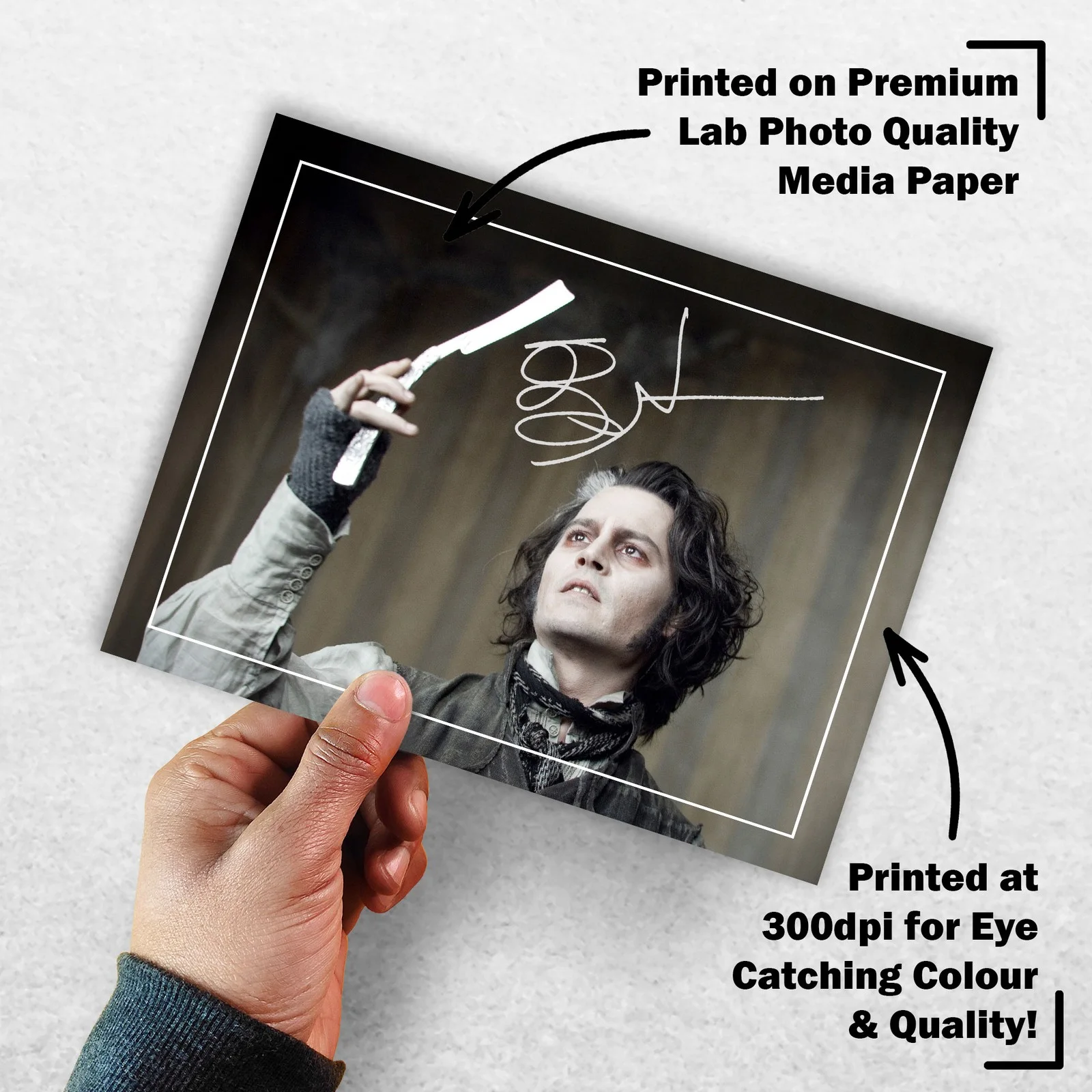 Johnny Depp Signed Memorabilia 8x6 Pre Printed Autograph Photo Memorabilia, image 3