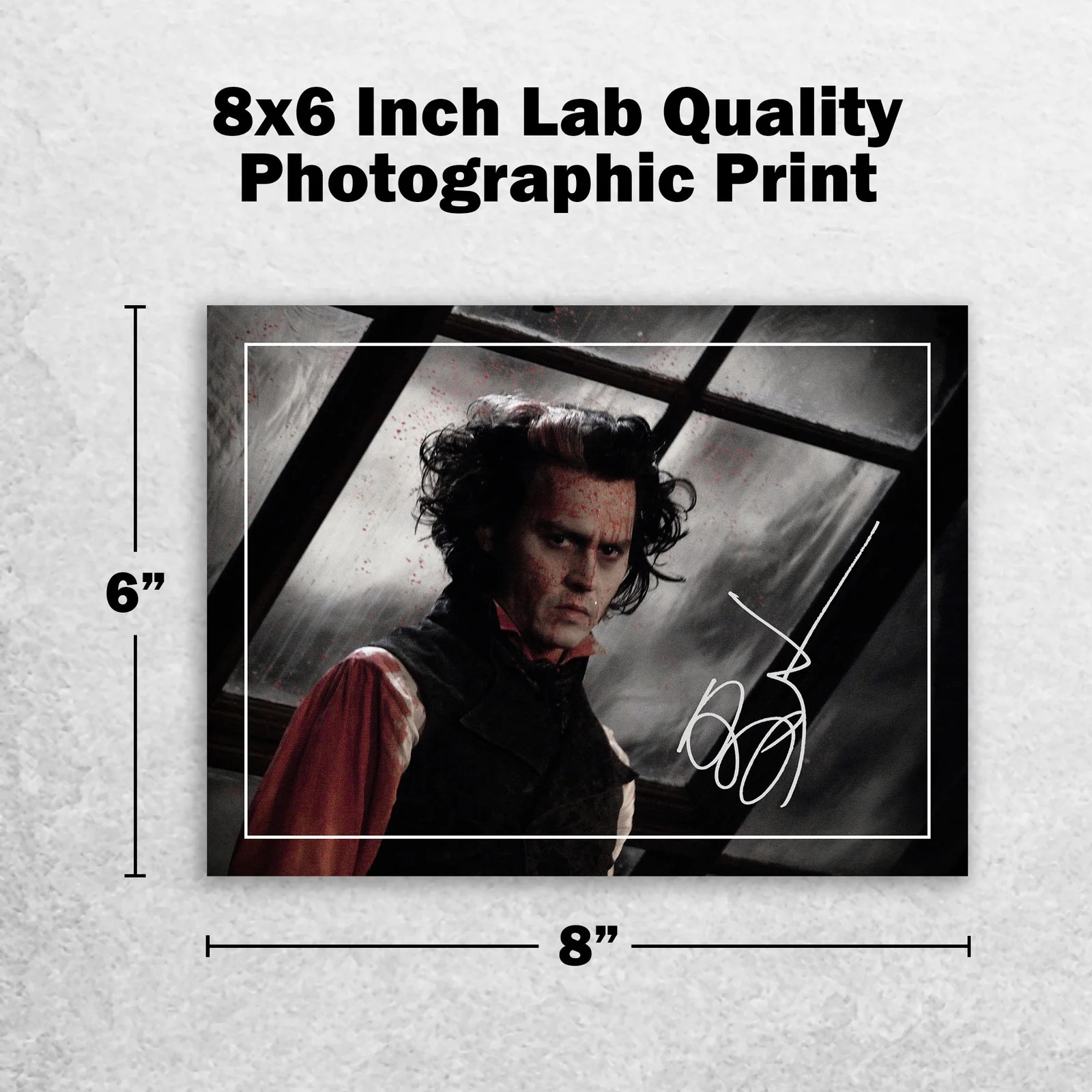 Johnny Depp Signed Memorabilia 8x6 Pre Printed Autograph Photo Memorabilia, изображение 2