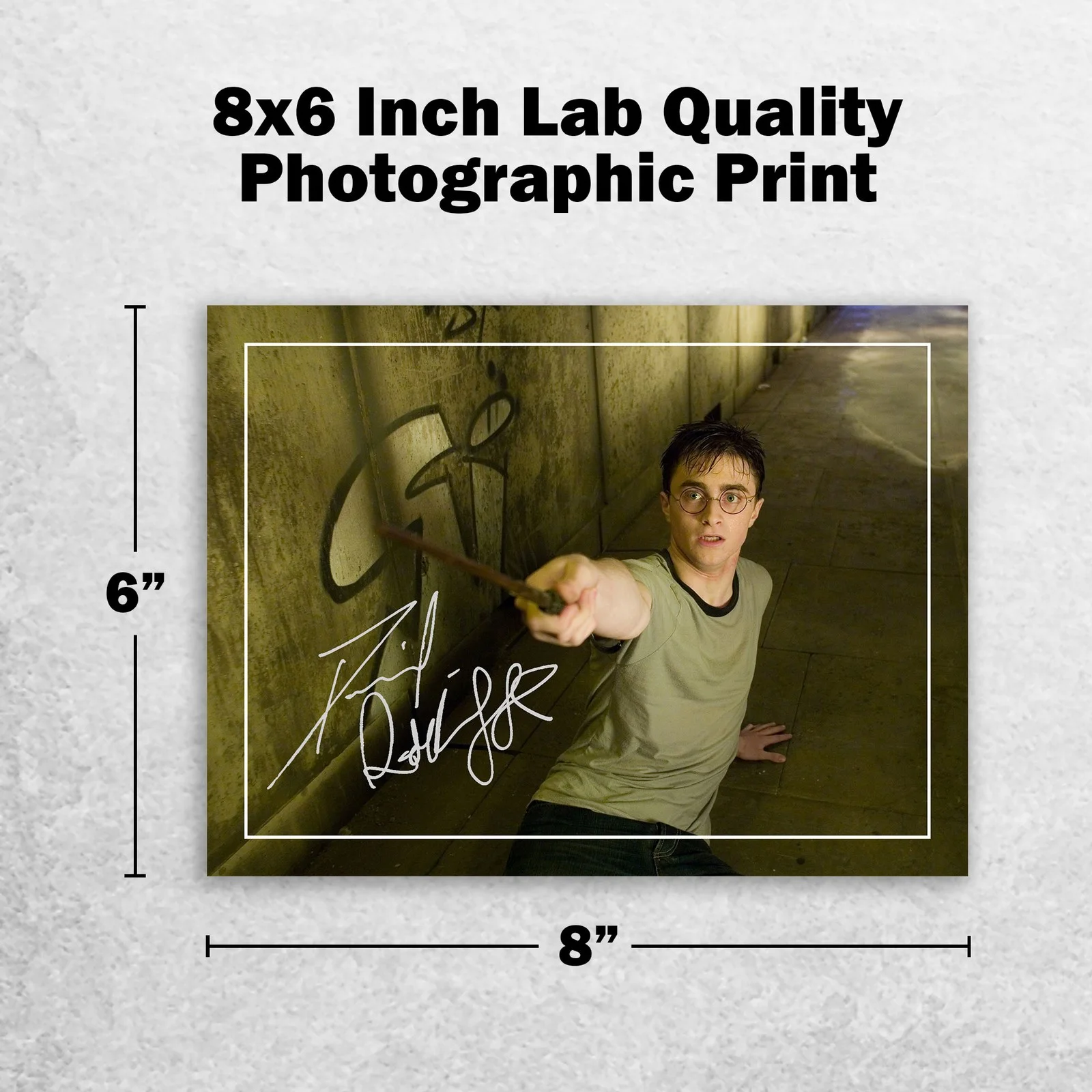 Daniel Radcliffe 8x6 Photo Signed Memorabilia 8x6 Pre Printed Autograph Photo, image 2