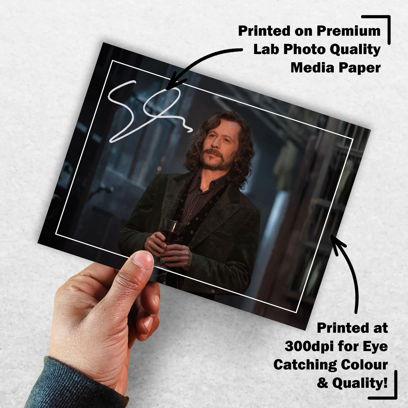Gary Oldman Signed Memorabilia 8x6 Pre Printed Autograph Photo Memorabilia, image 3