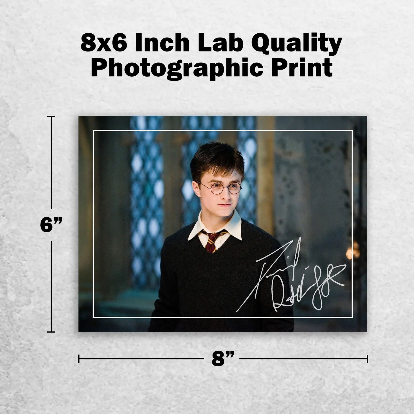 Daniel Radcliffe 8x6 Photo Signed Memorabilia 8x6 Pre Printed Autograph Photo, image 2