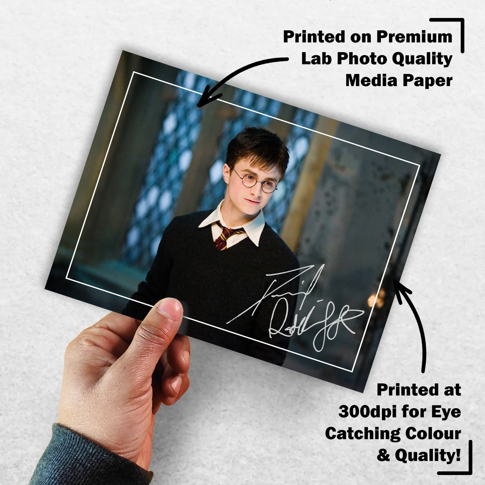 Daniel Radcliffe 8x6 Photo Signed Memorabilia 8x6 Pre Printed Autograph Photo, image 3