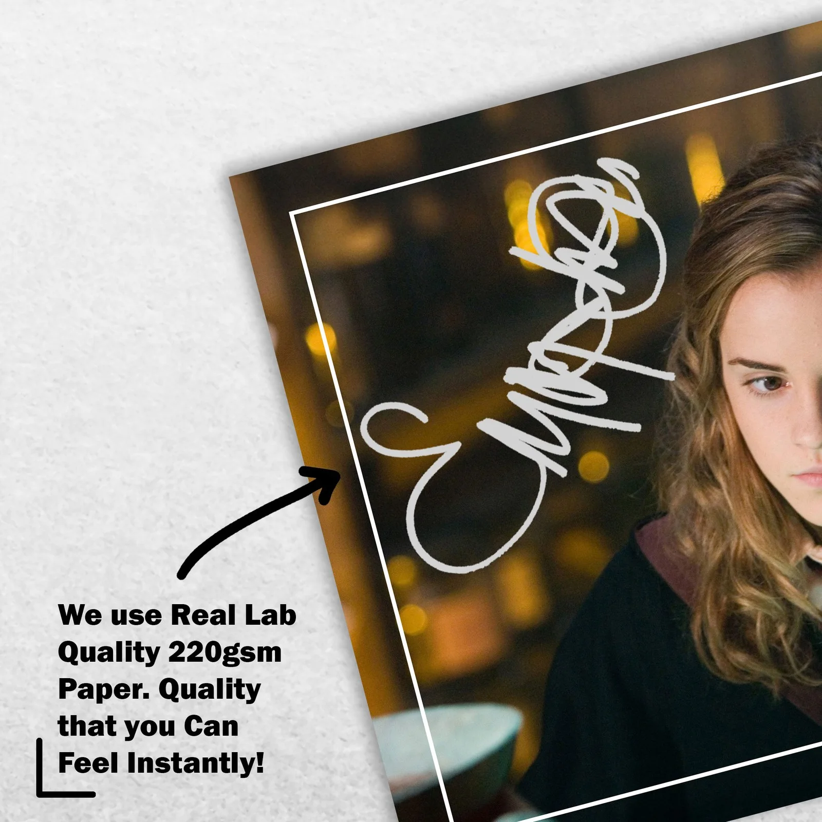 Emma Watson 8x6 Photo Signed Memorabilia 8x6 Pre Printed Autograph Photo, image 4