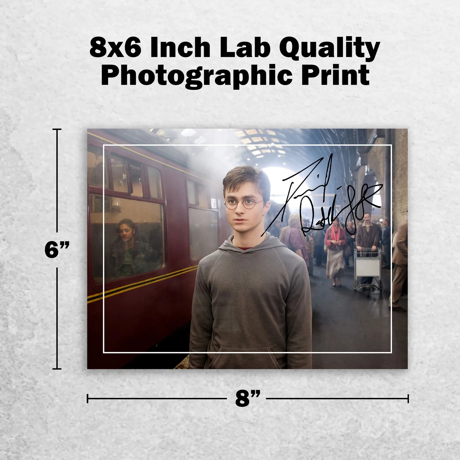 Daniel Radcliffe 8x6 Photo Signed Memorabilia 8x6 Pre Printed Autograph Photo, image 2