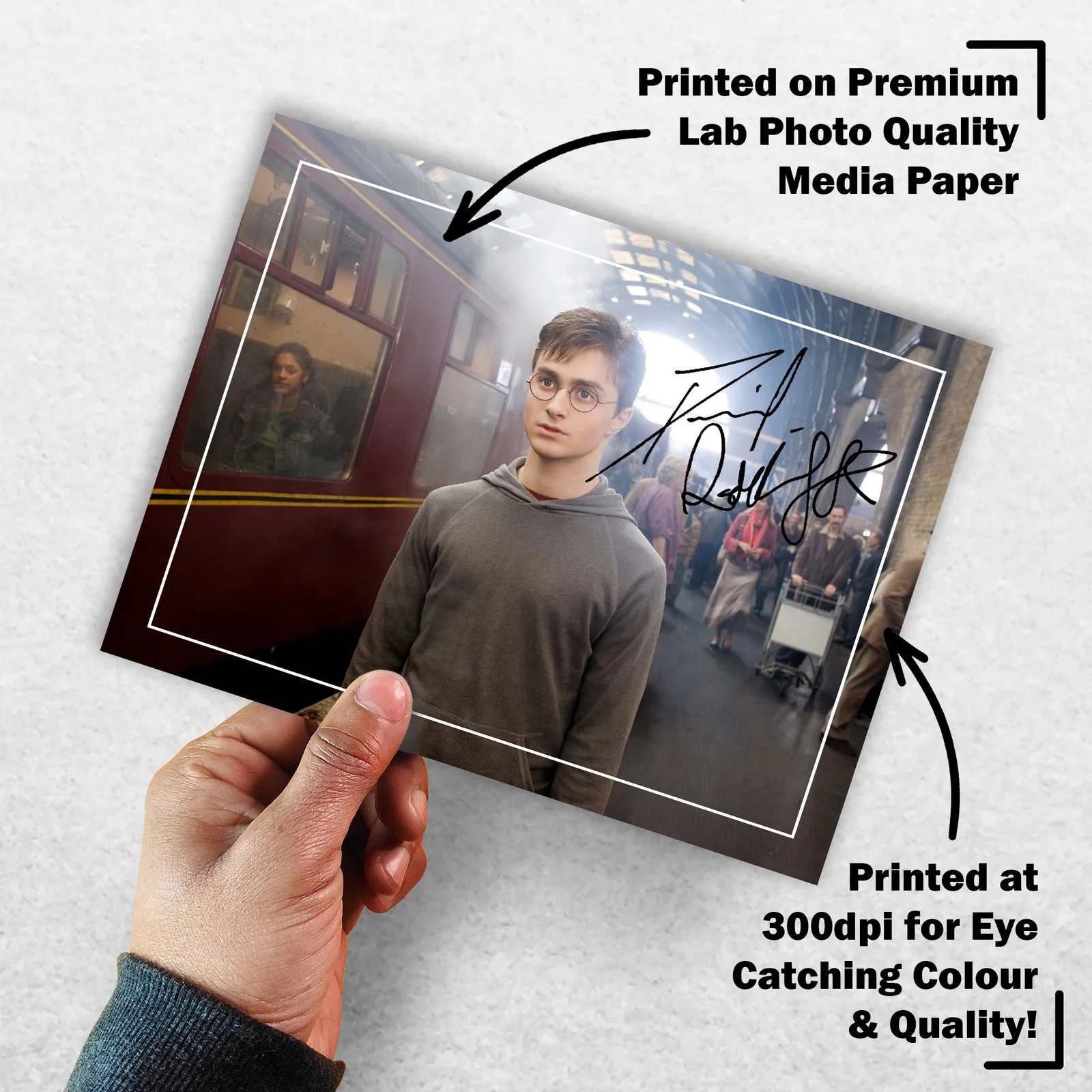 Daniel Radcliffe 8x6 Photo Signed Memorabilia 8x6 Pre Printed Autograph Photo, image 3