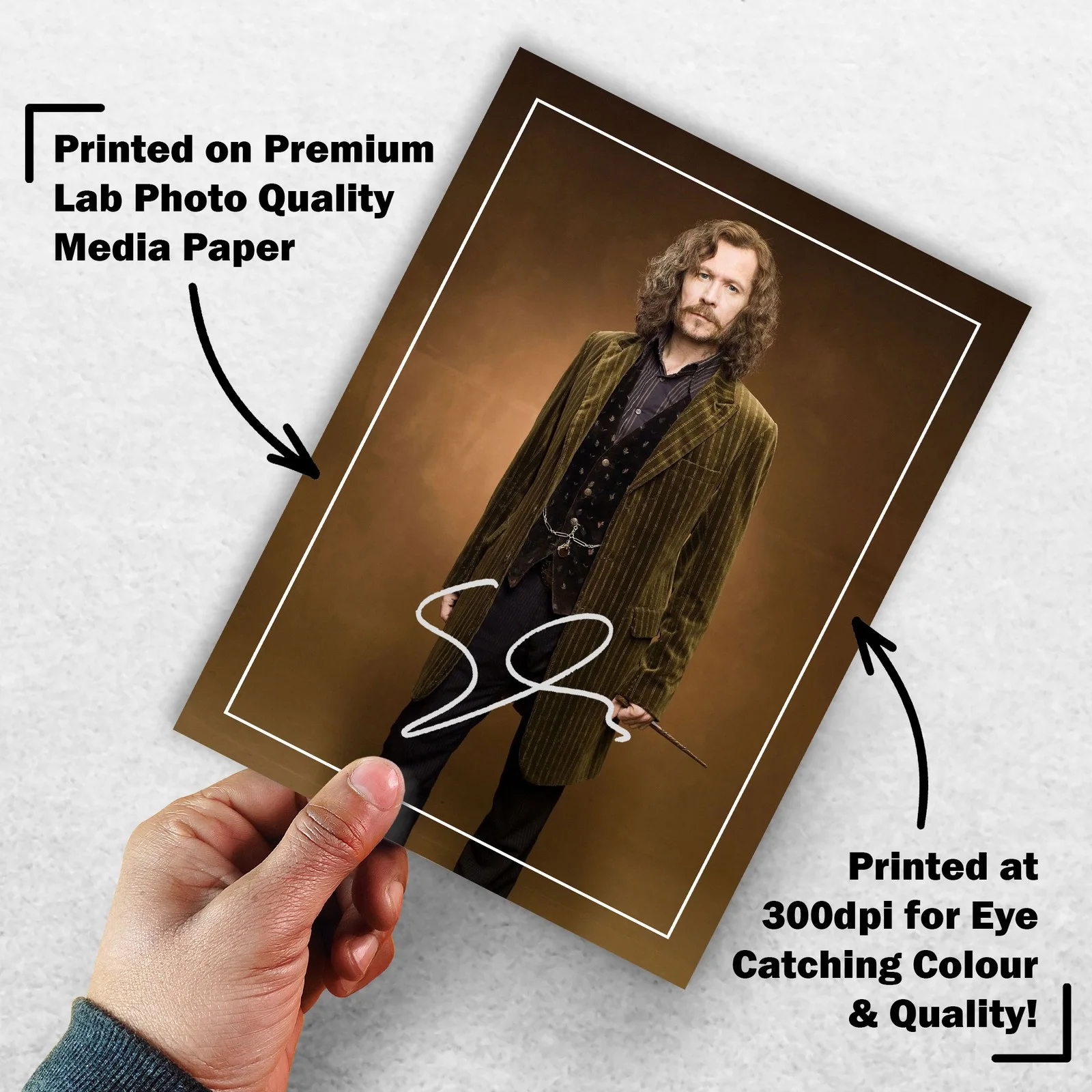 Gary Oldman Signed Memorabilia 8x6 Pre Printed Autograph Photo Memorabilia, image 3