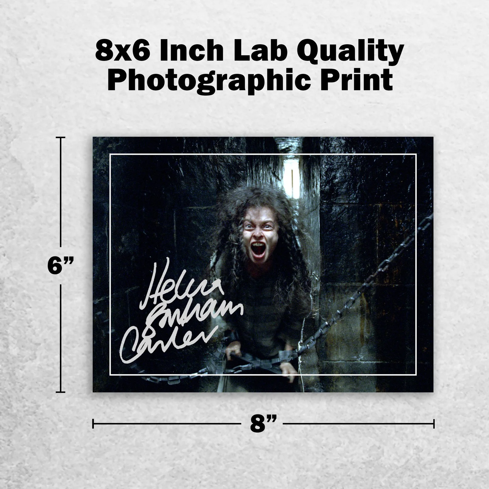 Helena Bonham Carter Signed Memorabilia 8x6 Pre Printed Autograph Photo, изображение 2