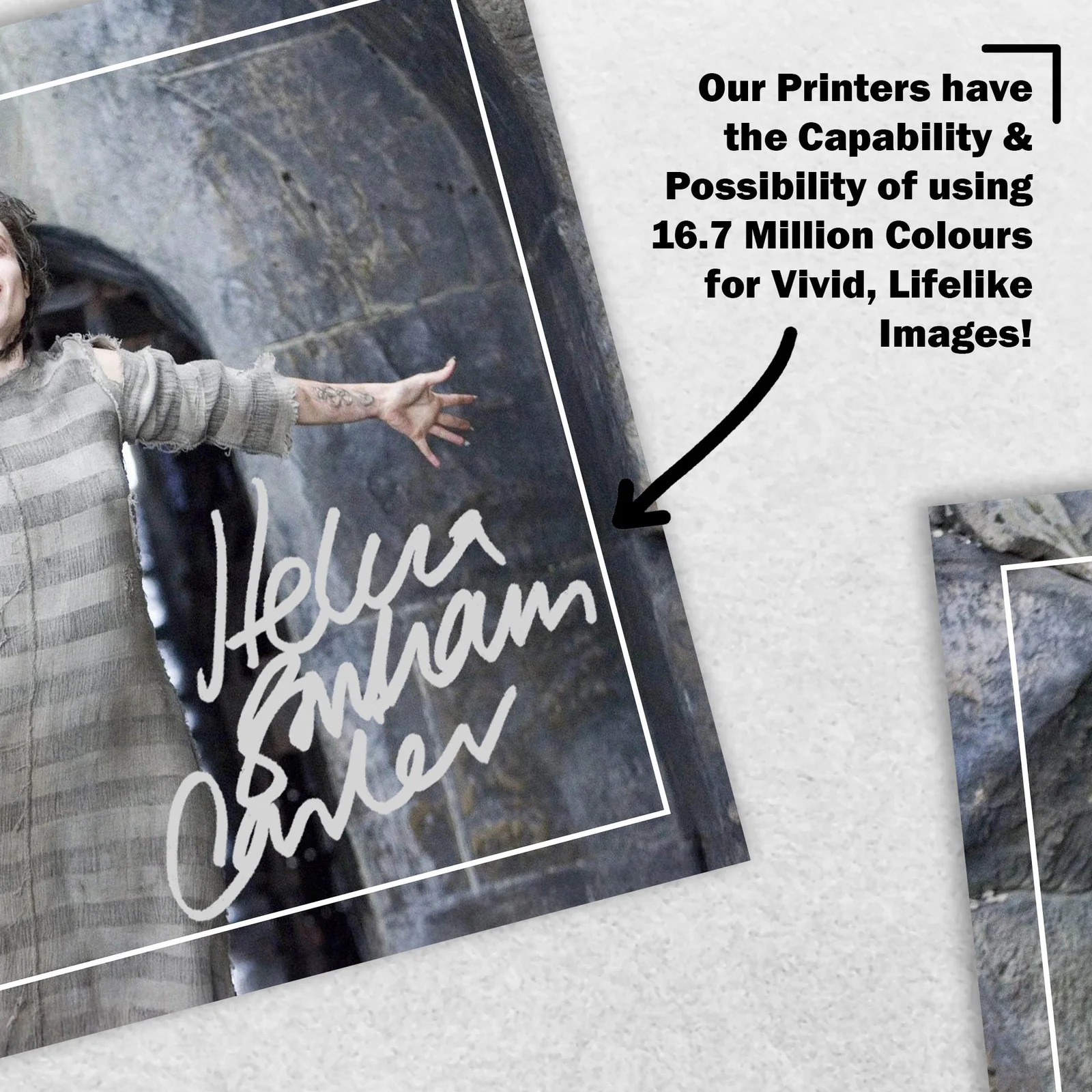 Helena Bonham Carter Signed Memorabilia 8x6 Pre Printed Autograph Photo, image 5