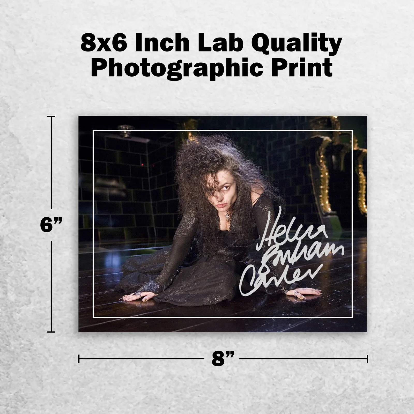 Helena Bonham Carter Signed Memorabilia 8x6 Pre Printed Autograph Photo, изображение 2