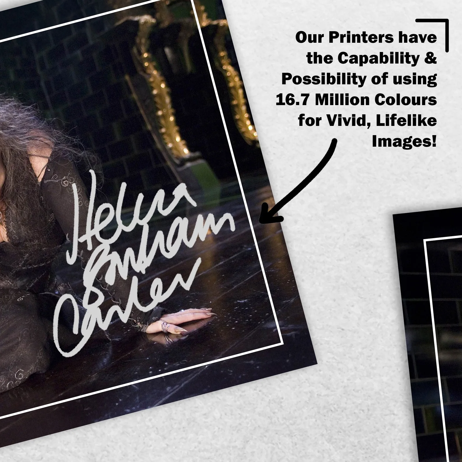 Helena Bonham Carter Signed Memorabilia 8x6 Pre Printed Autograph Photo, изображение 5