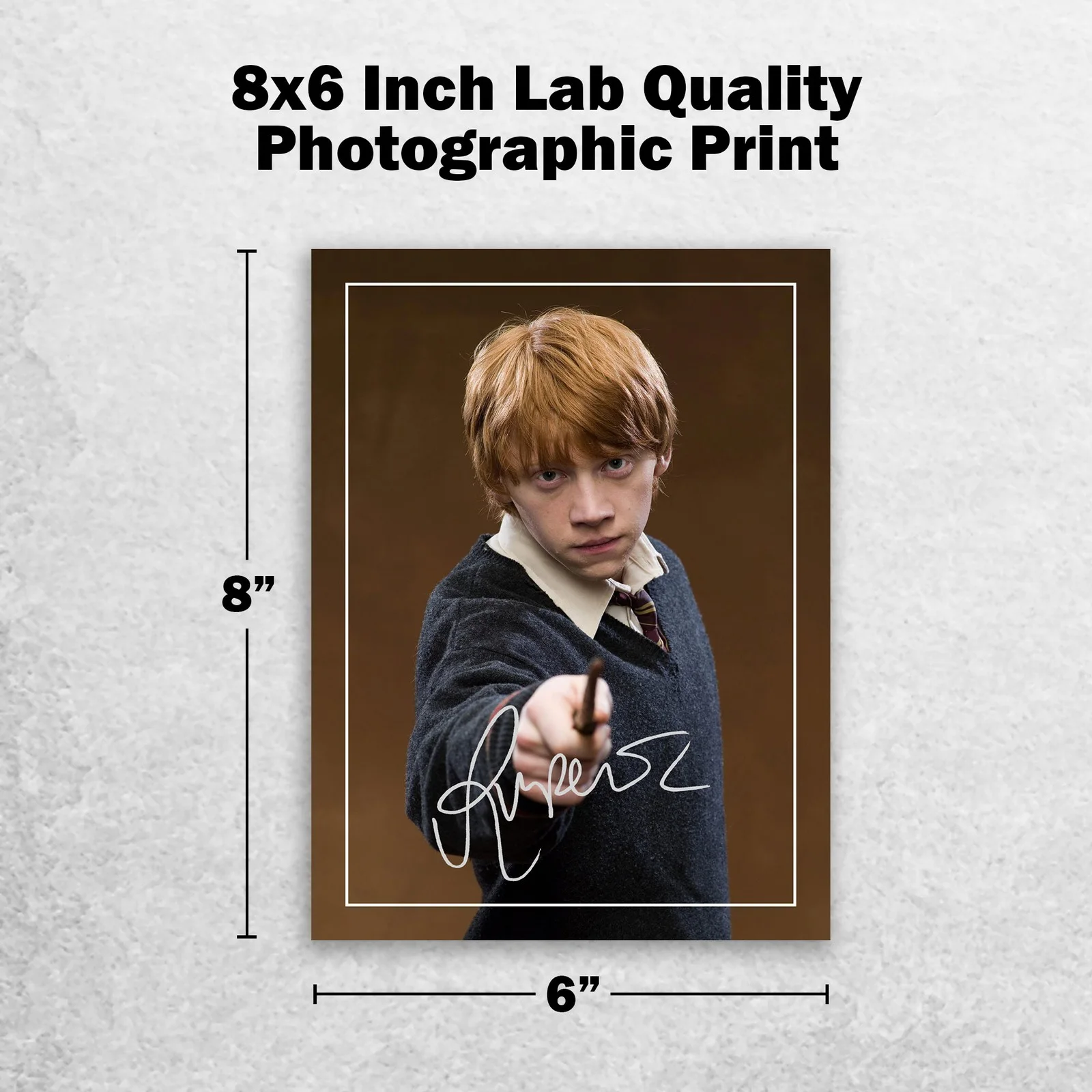 Rupert Grint 8x6 Photo Signed Memorabilia 8x6 Pre Printed Autograph Photo, изображение 2